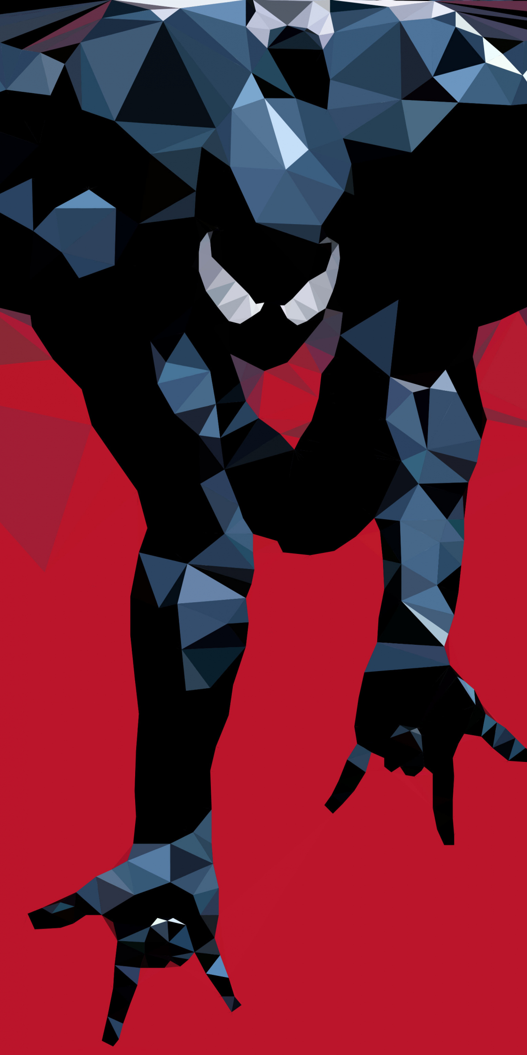 Sinister, spider-man, low poly, art, 1080x2160 wallpaper