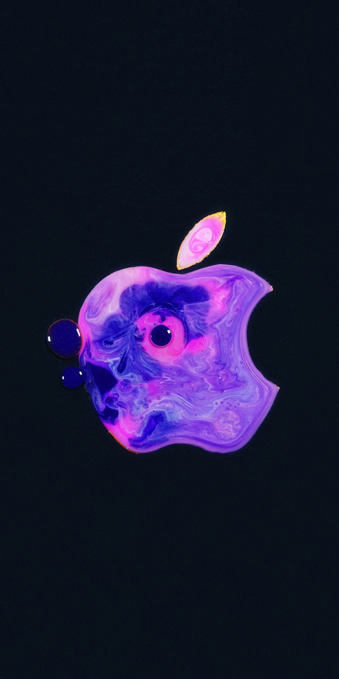 iPhone, apples' logo, colorful, art, 1080x2160 wallpaper