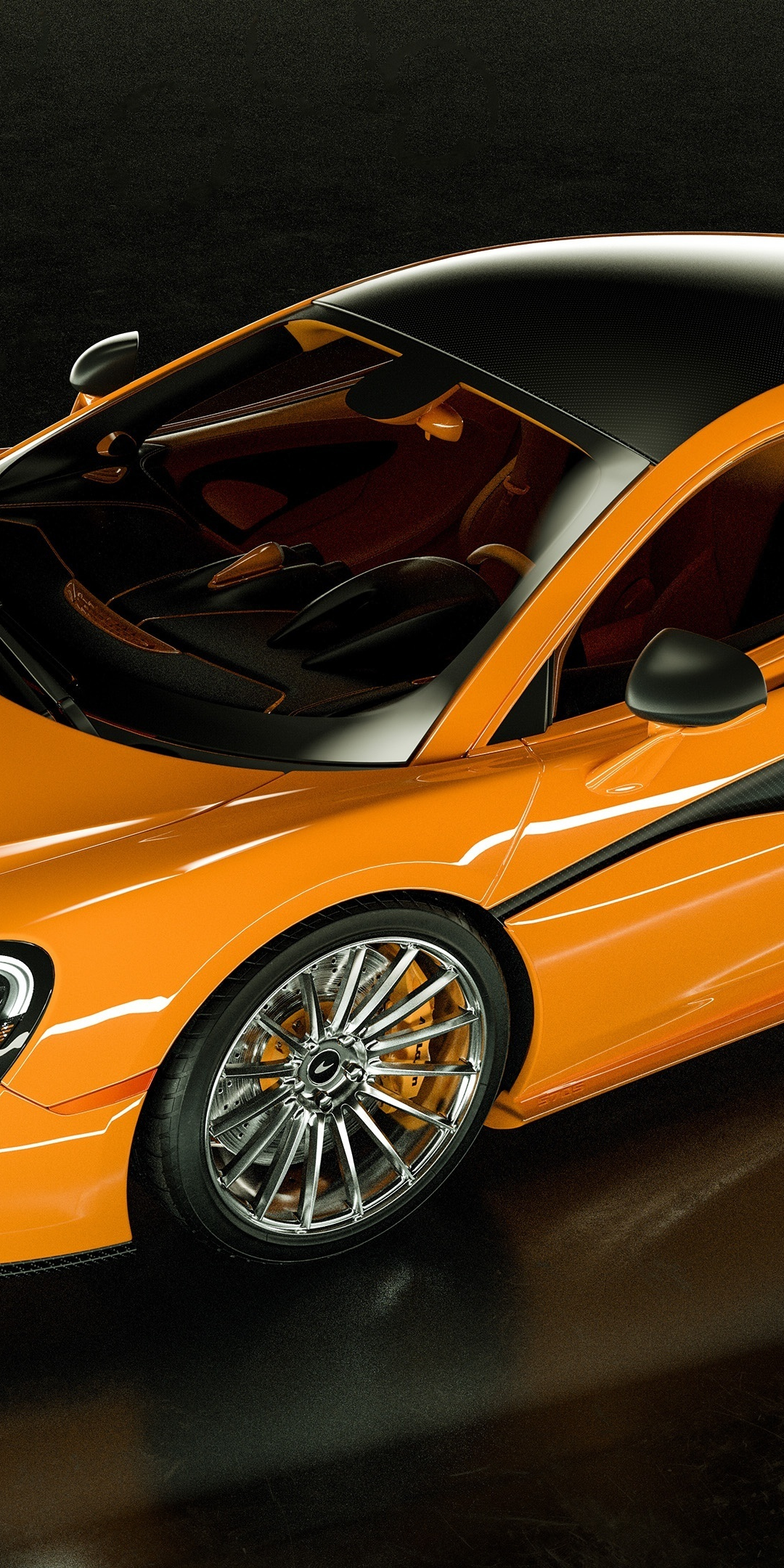 Beautiful, sports car, McLaren 570S, 1080x2160 wallpaper