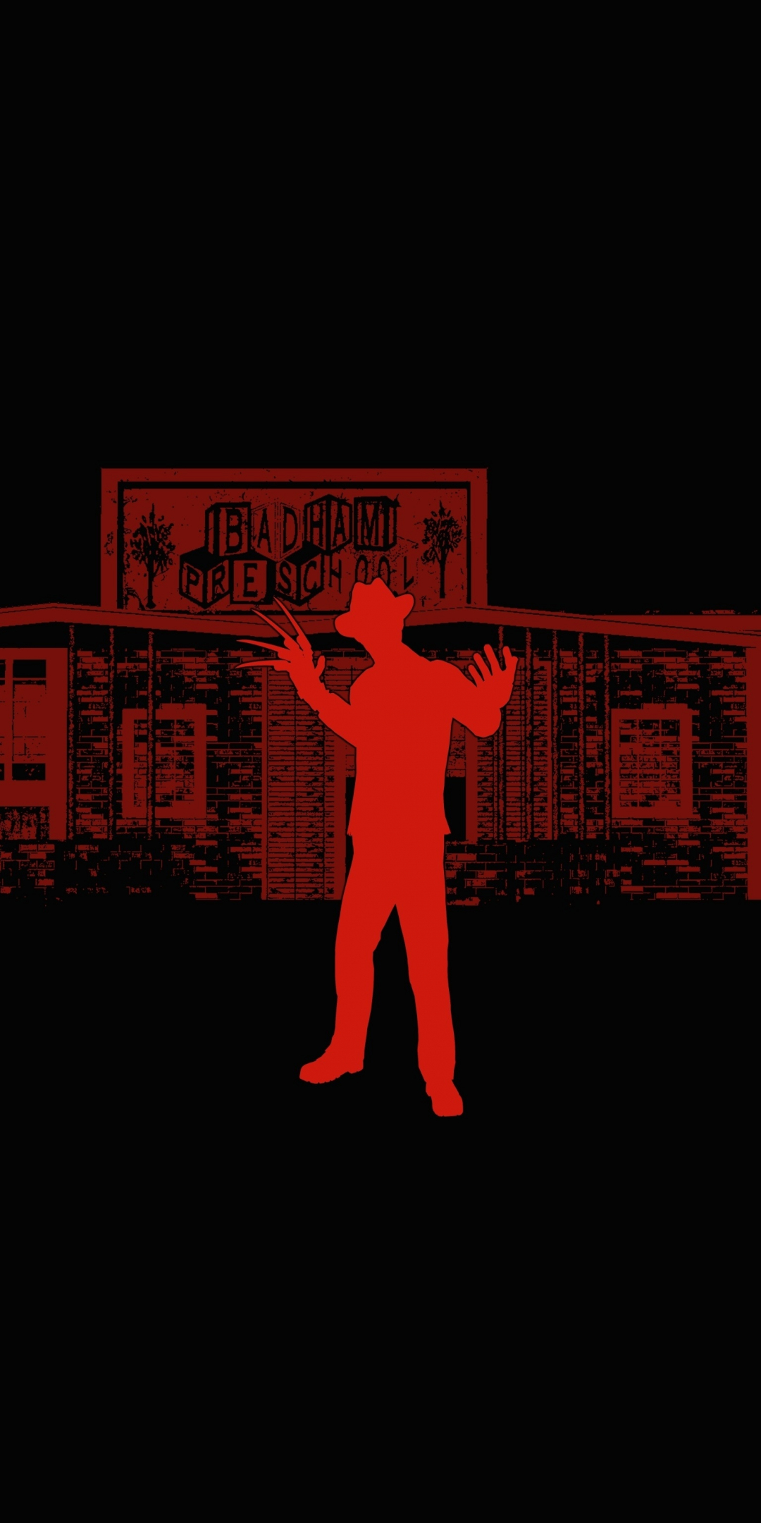 Freddy Krueger, minimal, Dead by Daylight, game, art, 1080x2160 wallpaper