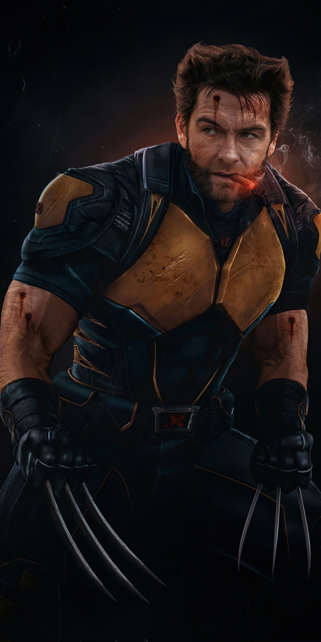 Wolverine, x-men, fan art, 1080x2160 wallpaper