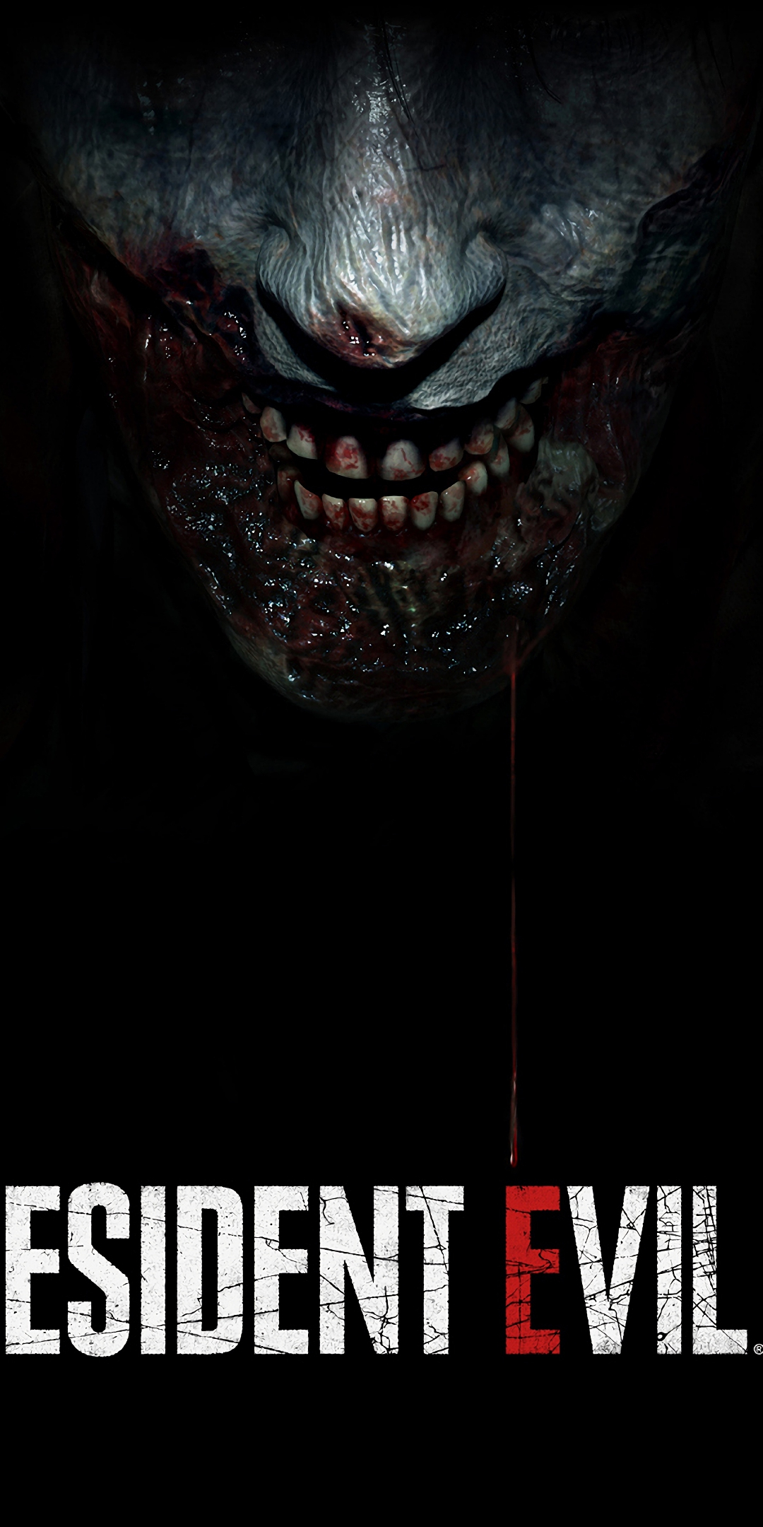 Zombie, dark, poster, video game, Resident Evil 2, 1080x2160 wallpaper