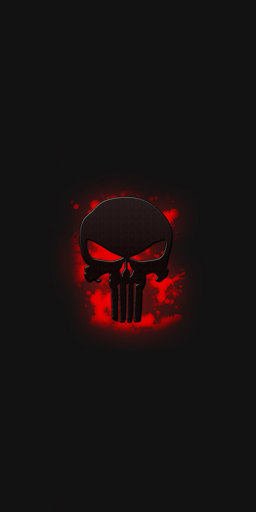 The Punisher, skull, logo, art, 1080x2160 wallpaper