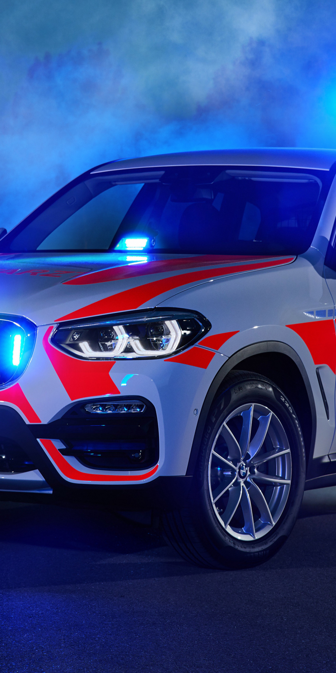 Einsatzfahrzeug: BMW X3 xDrive20d - NEF, 2018, 1080x2160 wallpaper