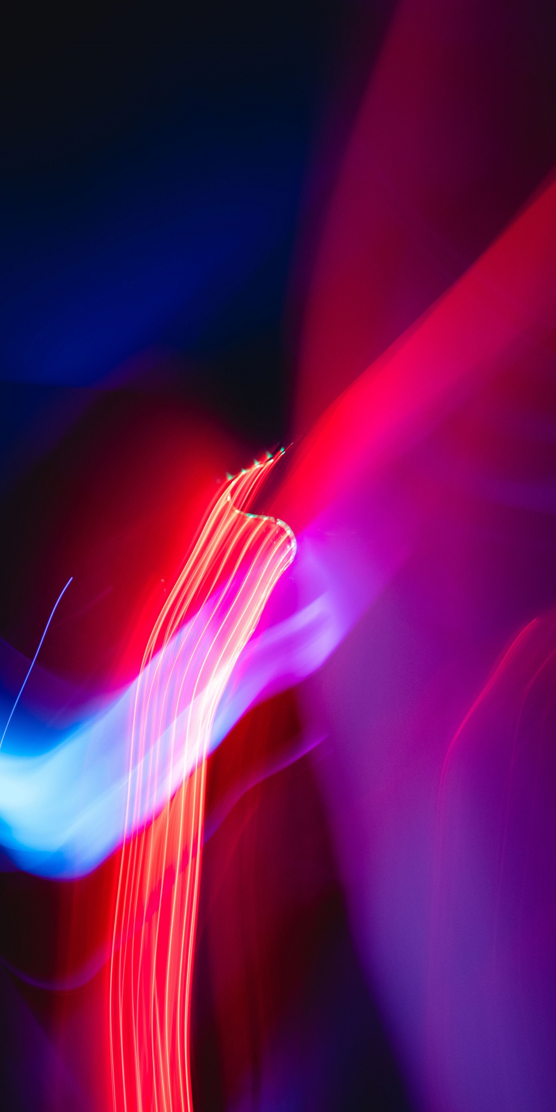 Light, threads, neon, colorful, close up, 1080x2160 wallpaper