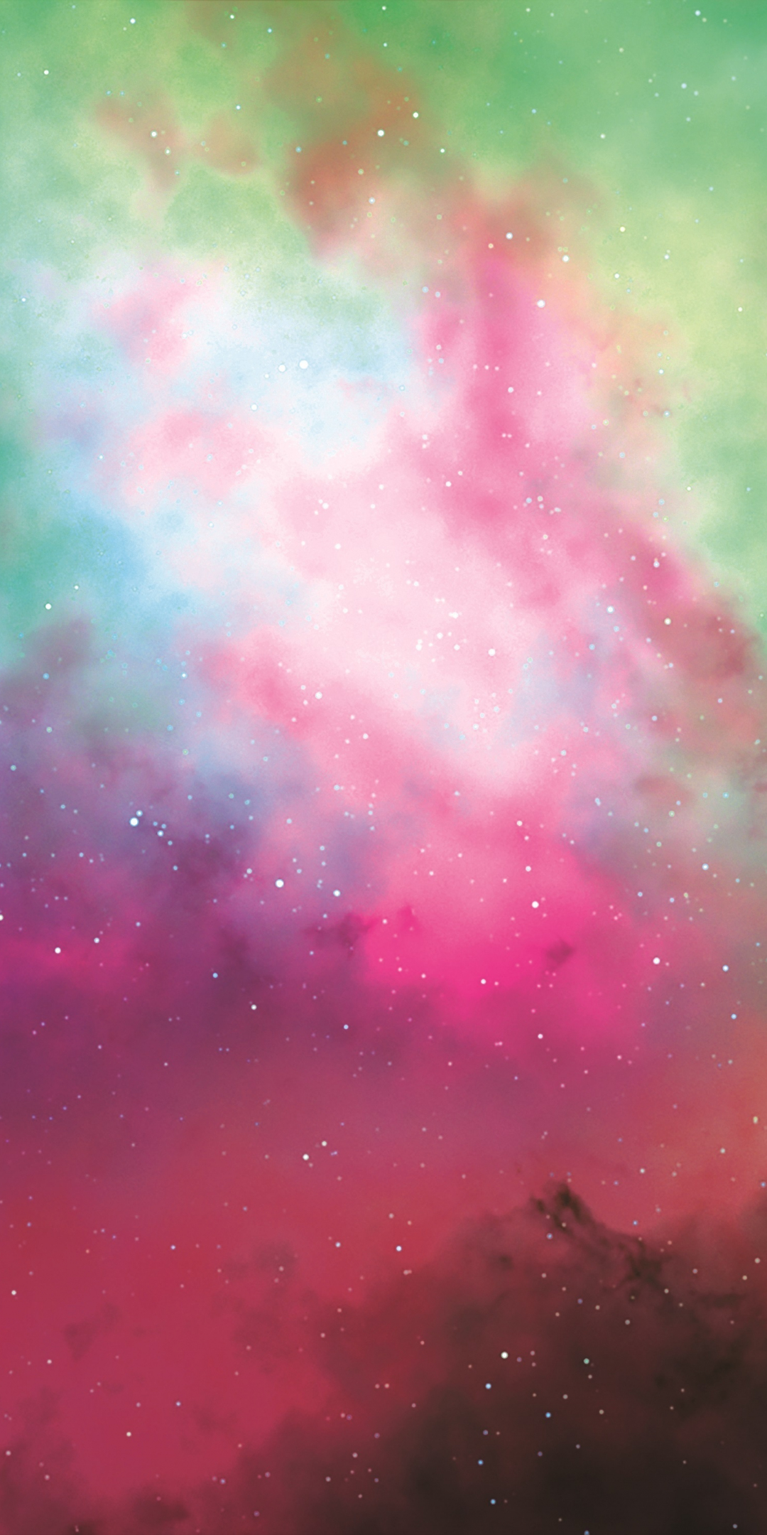 Colorful, clouds, cosmos, art, 1080x2160 wallpaper