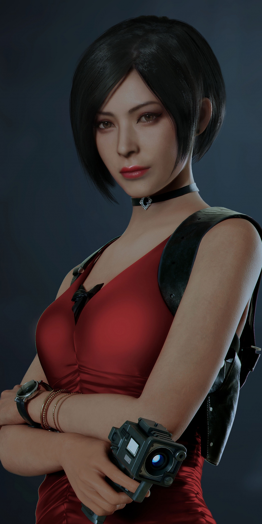 Ada Wong, Resident Evil 2, confident, video game, 1080x2160 wallpaper
