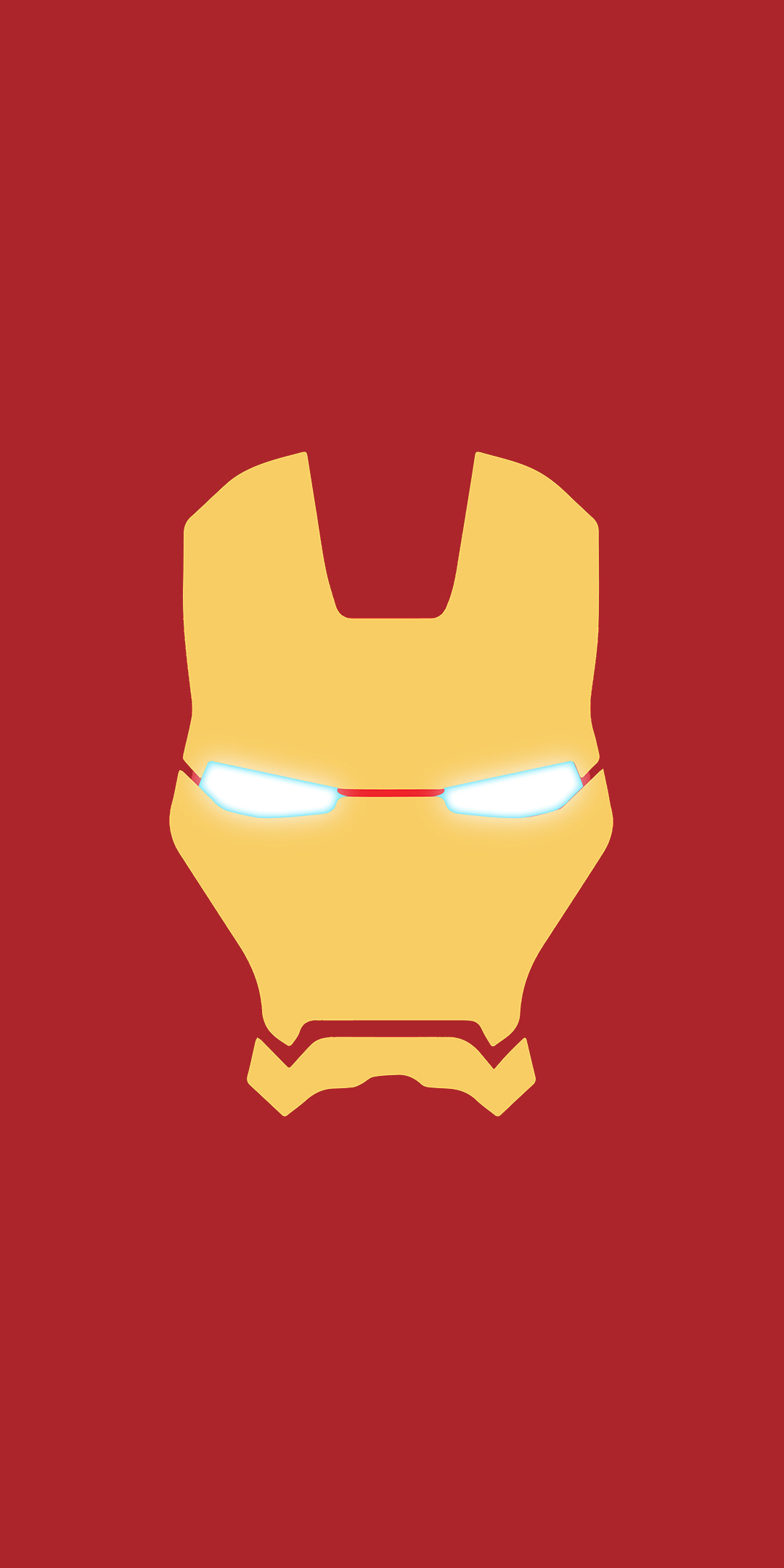 Iron man, mask, minimal, 1080x2160 wallpaper