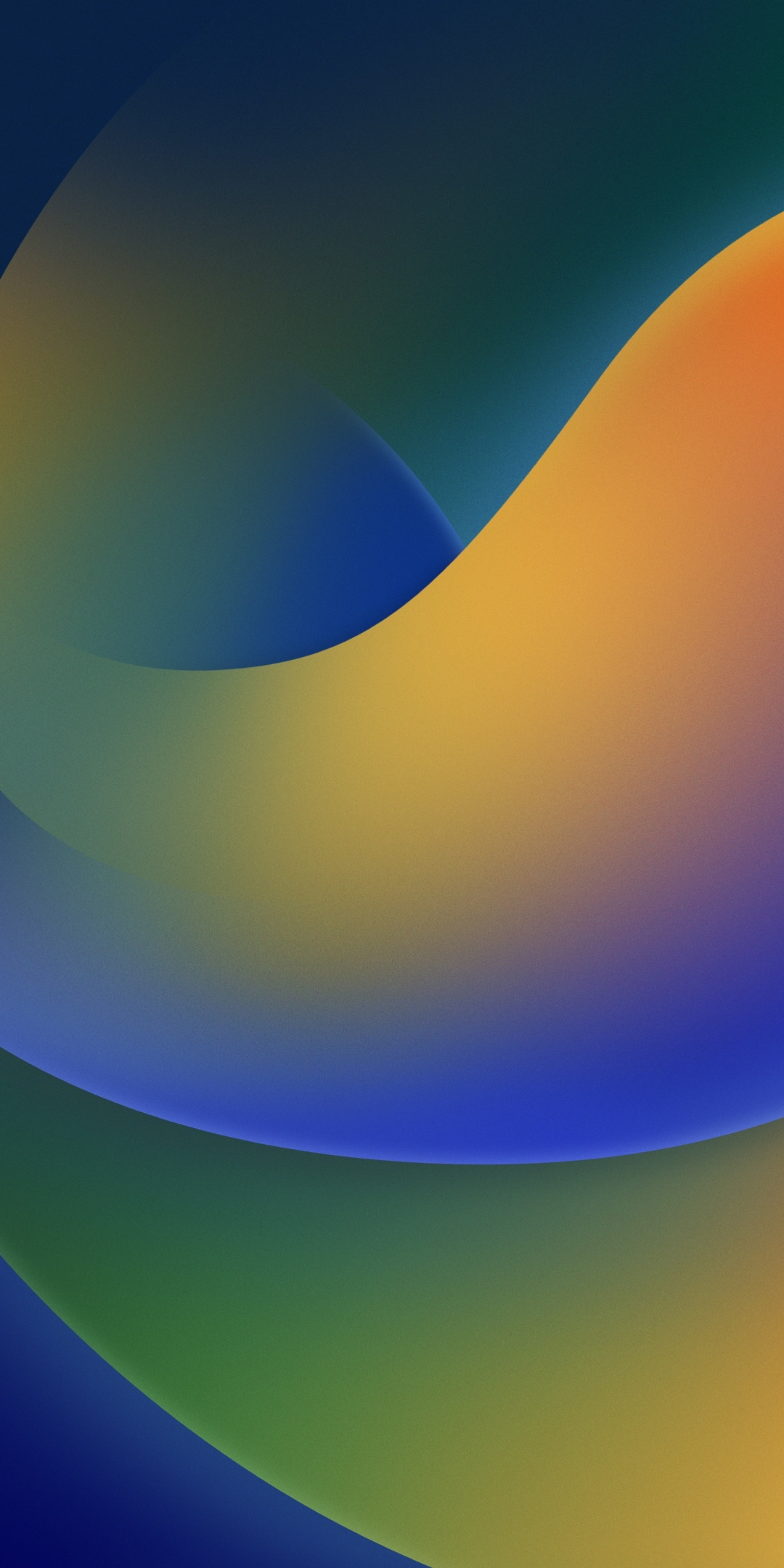 Waveforms, abstract, stock apple, 1080x2160 wallpaper