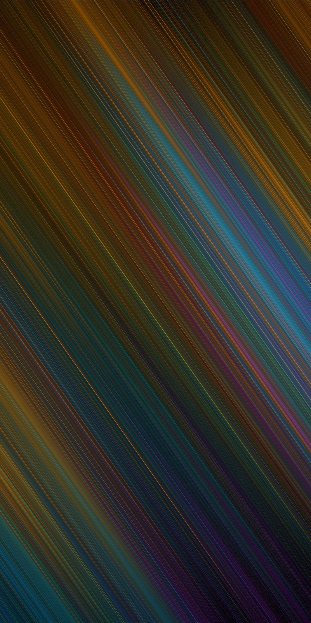 Lines, blur, diagonally stripes, colorful, 1080x2160 wallpaper