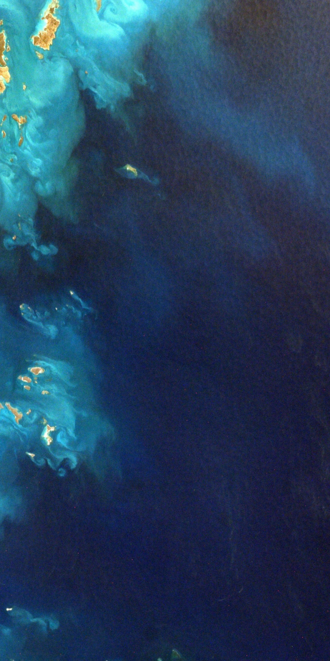 Northwest, Australia, coast, sea, satellite view, nature, 1080x2160 wallpaper