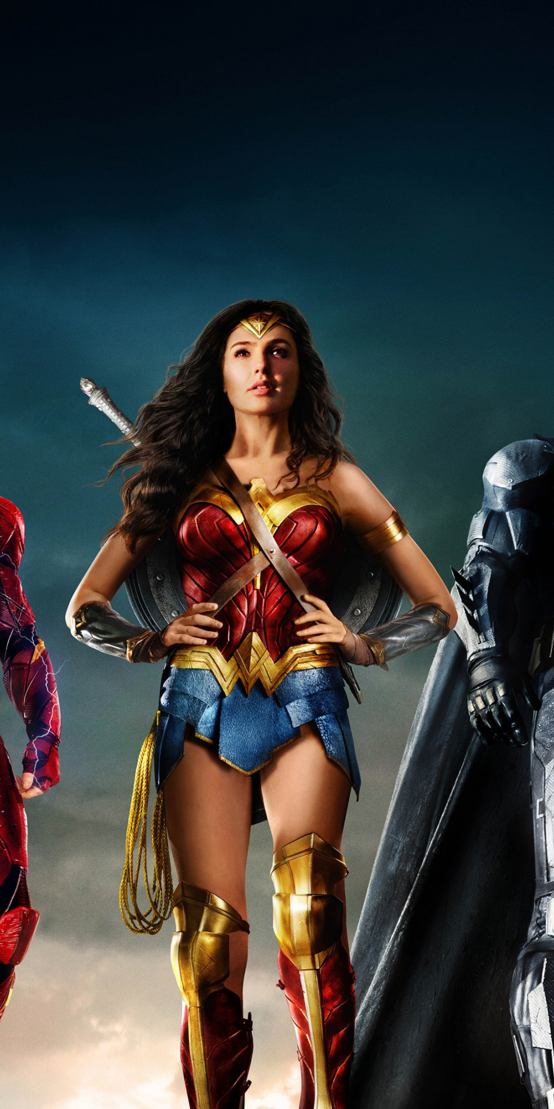 Justice league, movie, team, 2017, 1080x2160 wallpaper