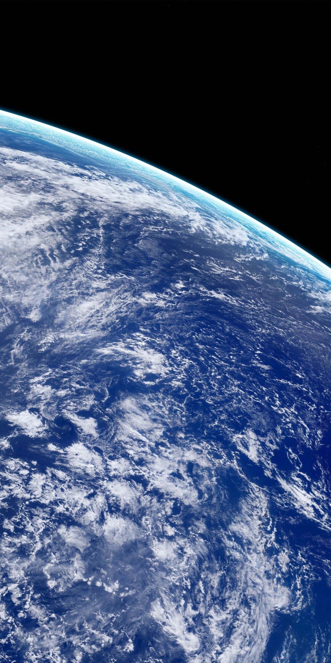 Clouds, earth, view from space, 1080x2160 wallpaper