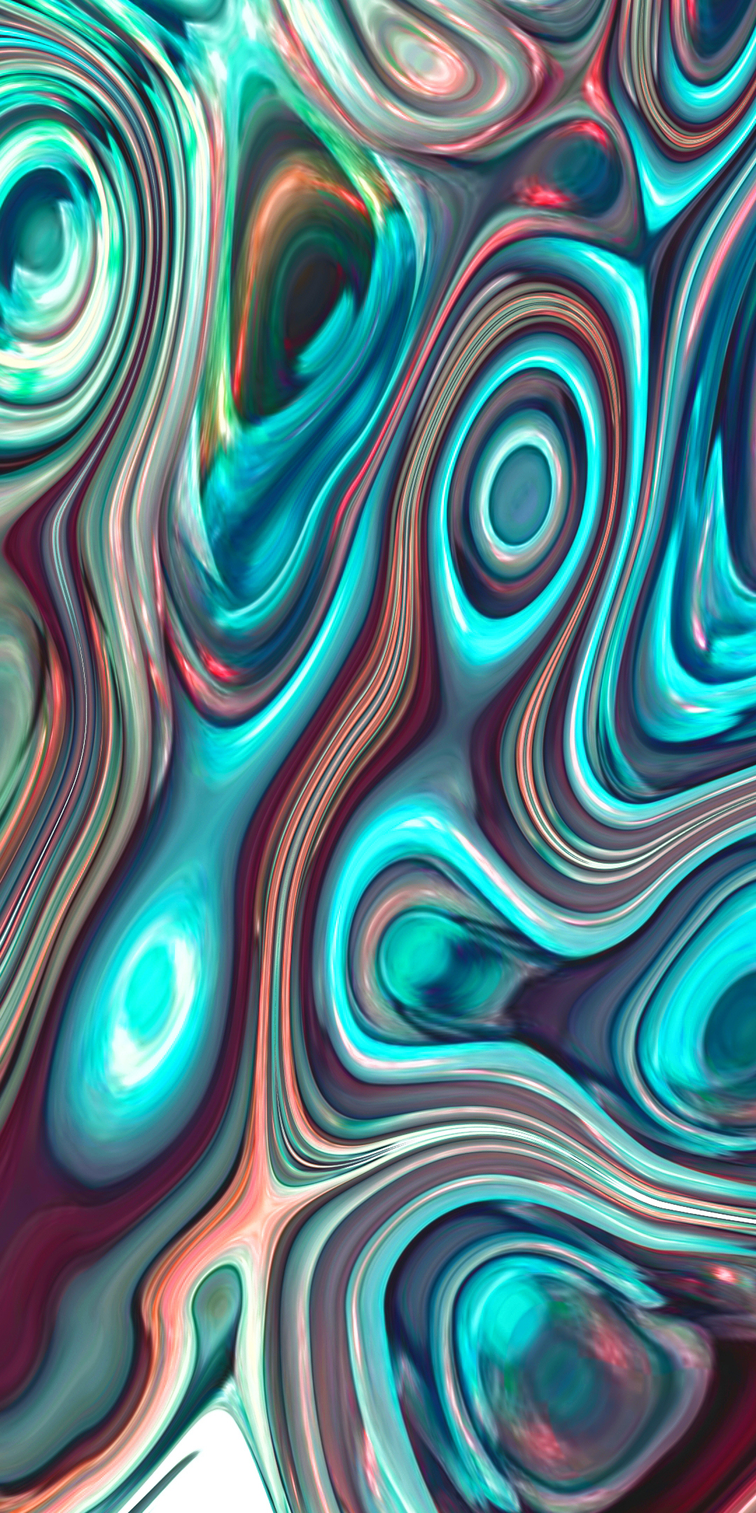 Download wallpaper 1080x2160 abstraction, stains, ripples effect ...