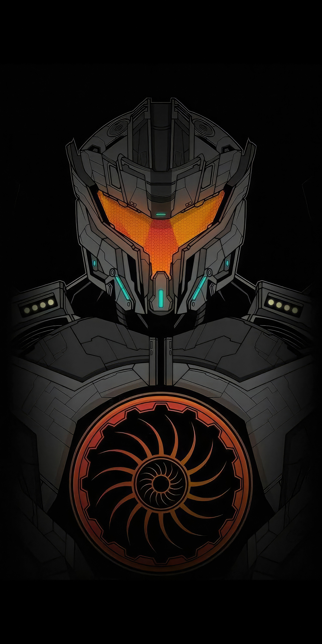 Halo's master chief, OLED minimal, 2024, 1080x2160 wallpaper