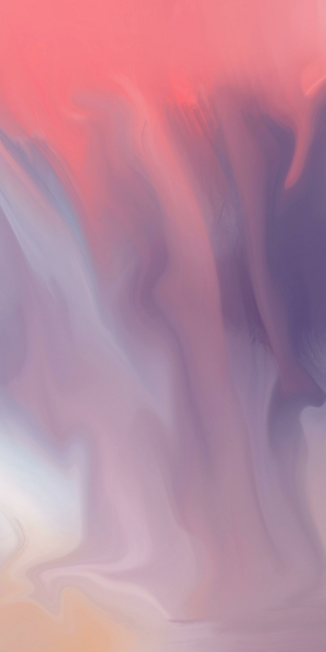 Ink storm, colorful, closeup, 1080x2160 wallpaper