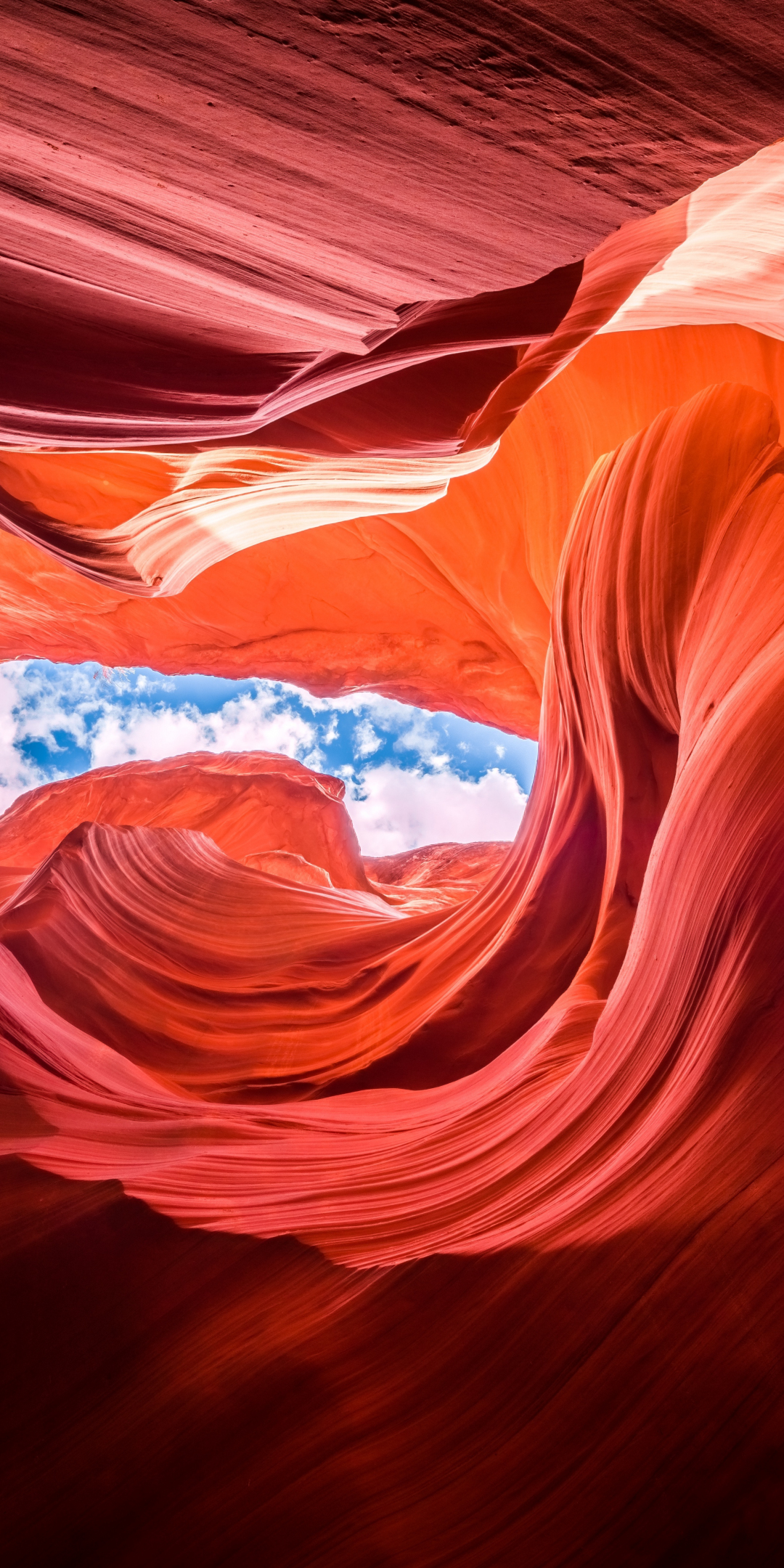 Antelope canyon, rocks, valley, nature, 1080x2160 wallpaper