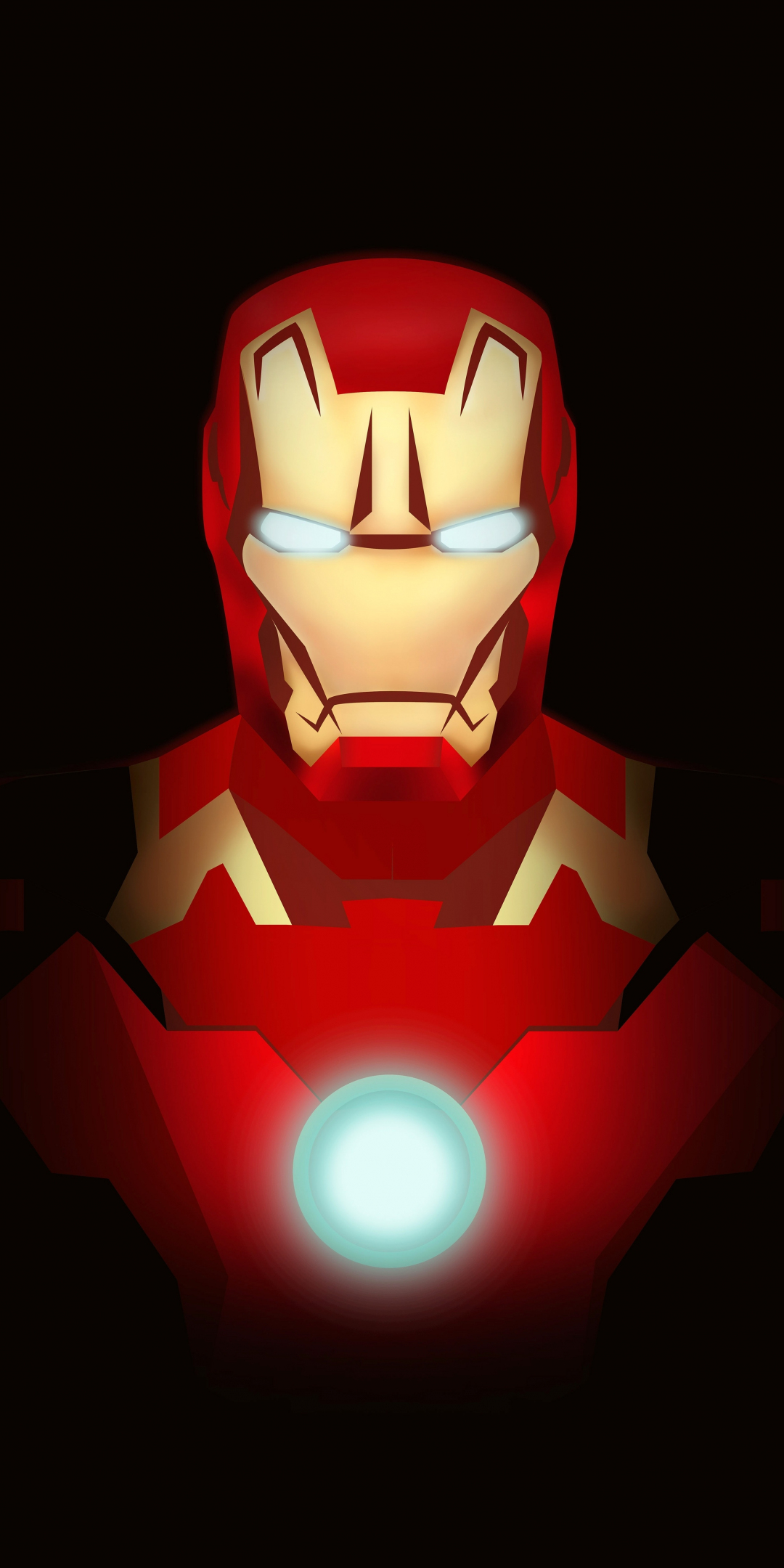 Iron man, fan art, minimal, 2019, 1080x2160 wallpaper