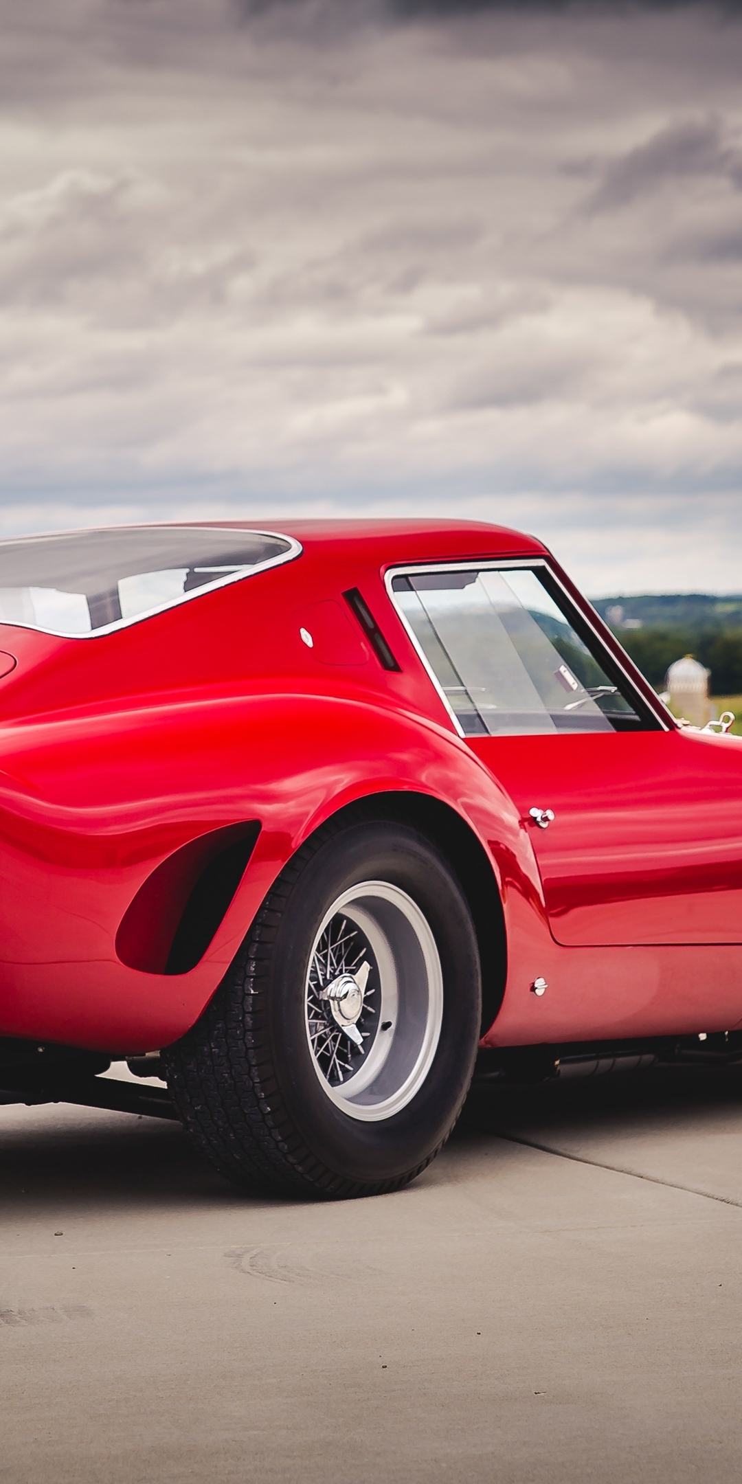 Ferrari 250 GTO, classic, sports car, red car, 1080x2160 wallpaper