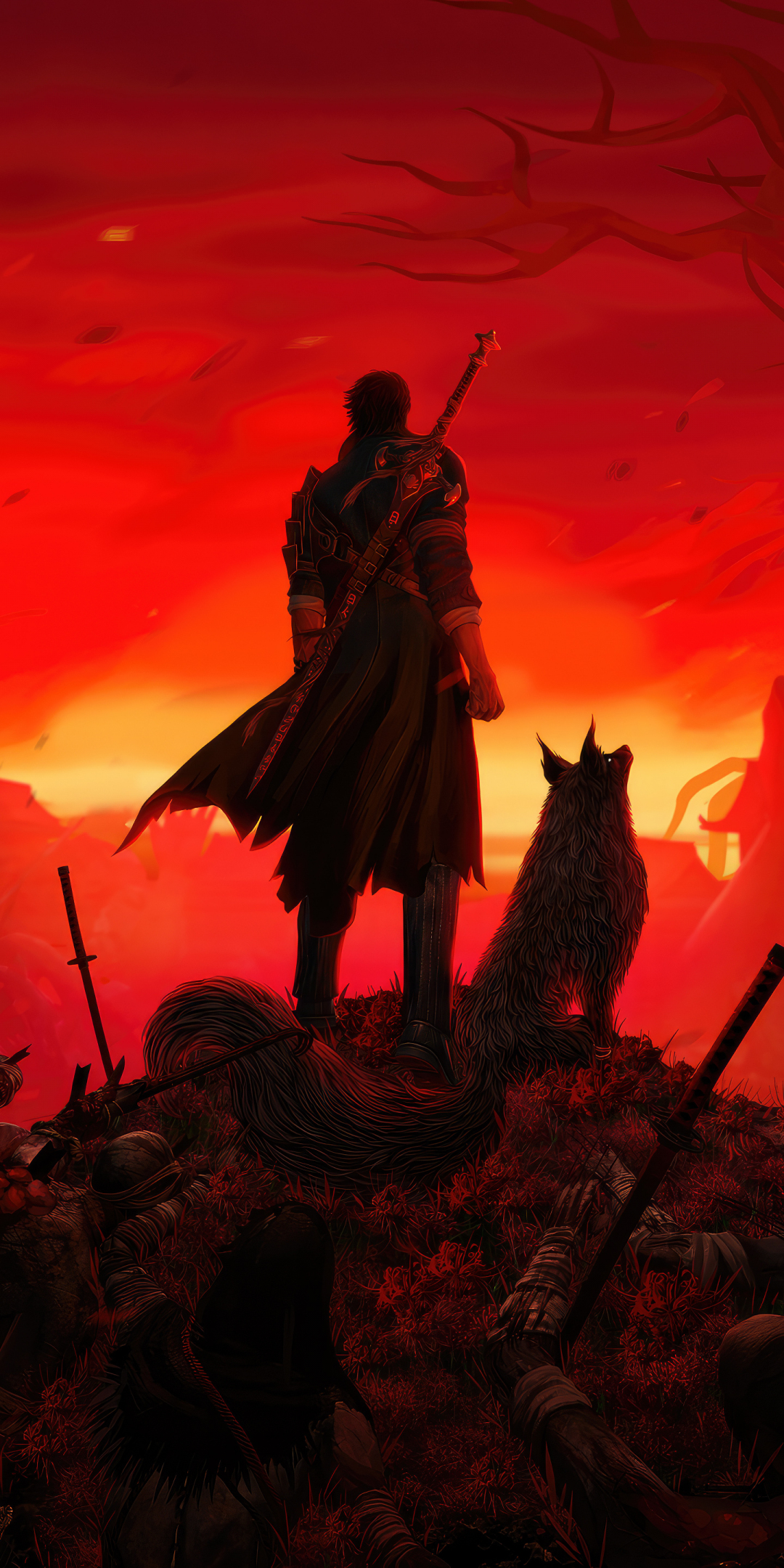 Hellsweeper VR, man and dog, gameplay art, 1080x2160 wallpaper