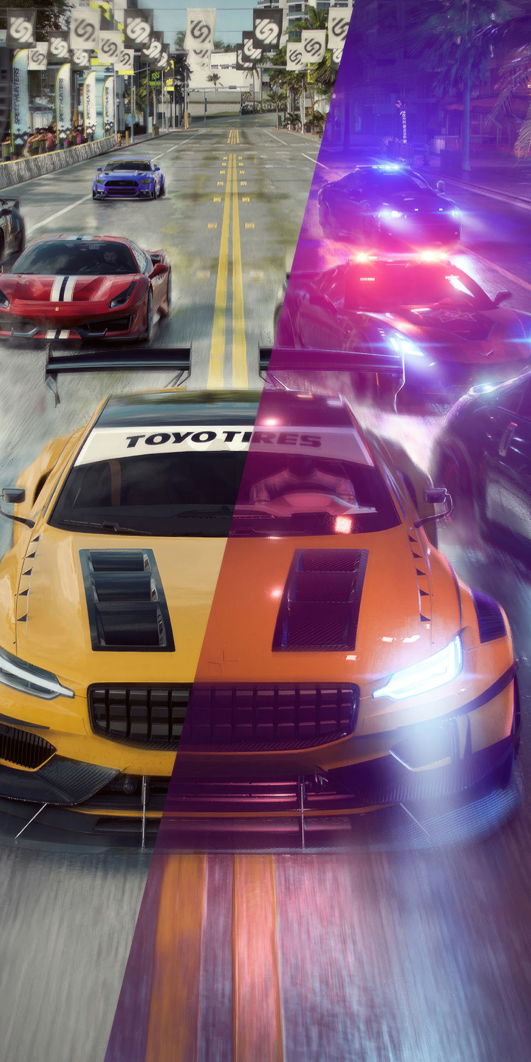 Need for Speed Heat, racing game, 2023, 1080x2160 wallpaper
