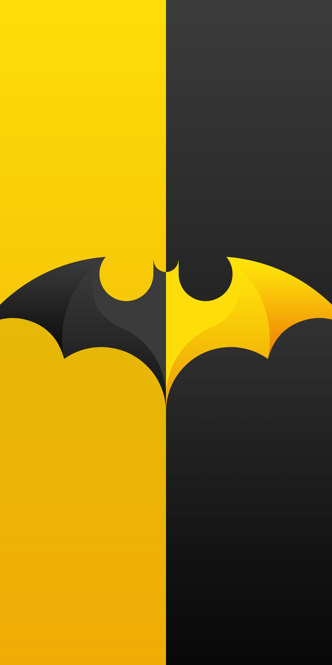 Batman batch, minimal, logo, 1080x2160 wallpaper