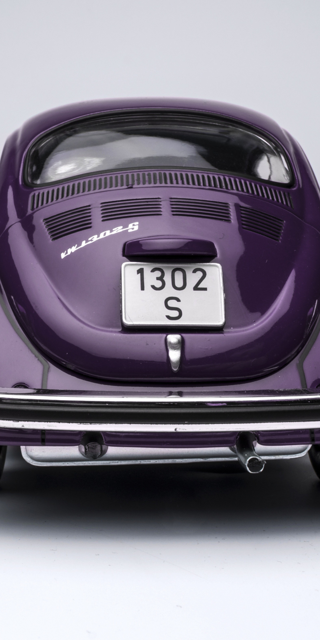 Volkswagen Beetle, car, toy, rear, 1080x2160 wallpaper