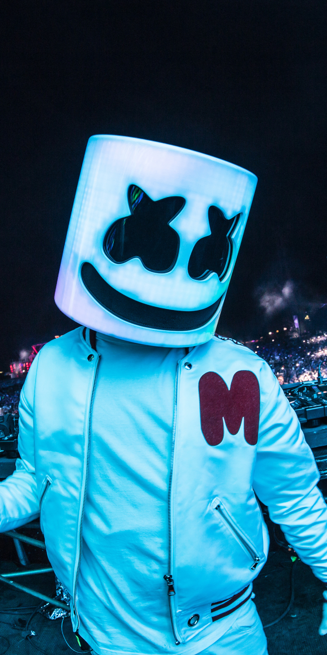 Marshmello, DJ, musician, 2018, live performance, 1080x2160 wallpaper