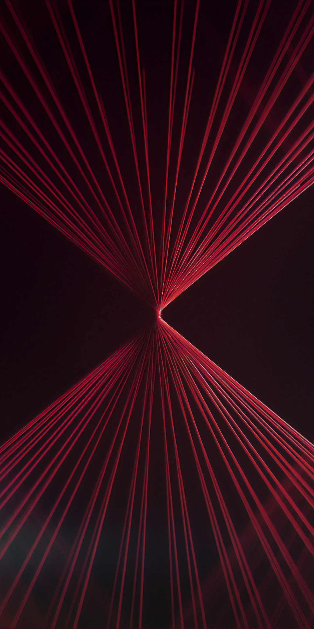 Red threads, abstract, 1080x2160 wallpaper