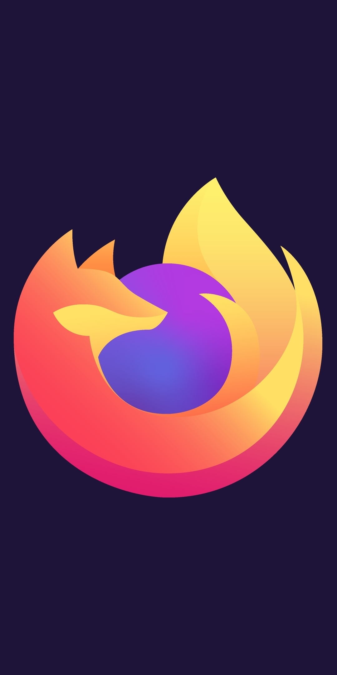Firefox, material, colorful, 1080x2160 wallpaper