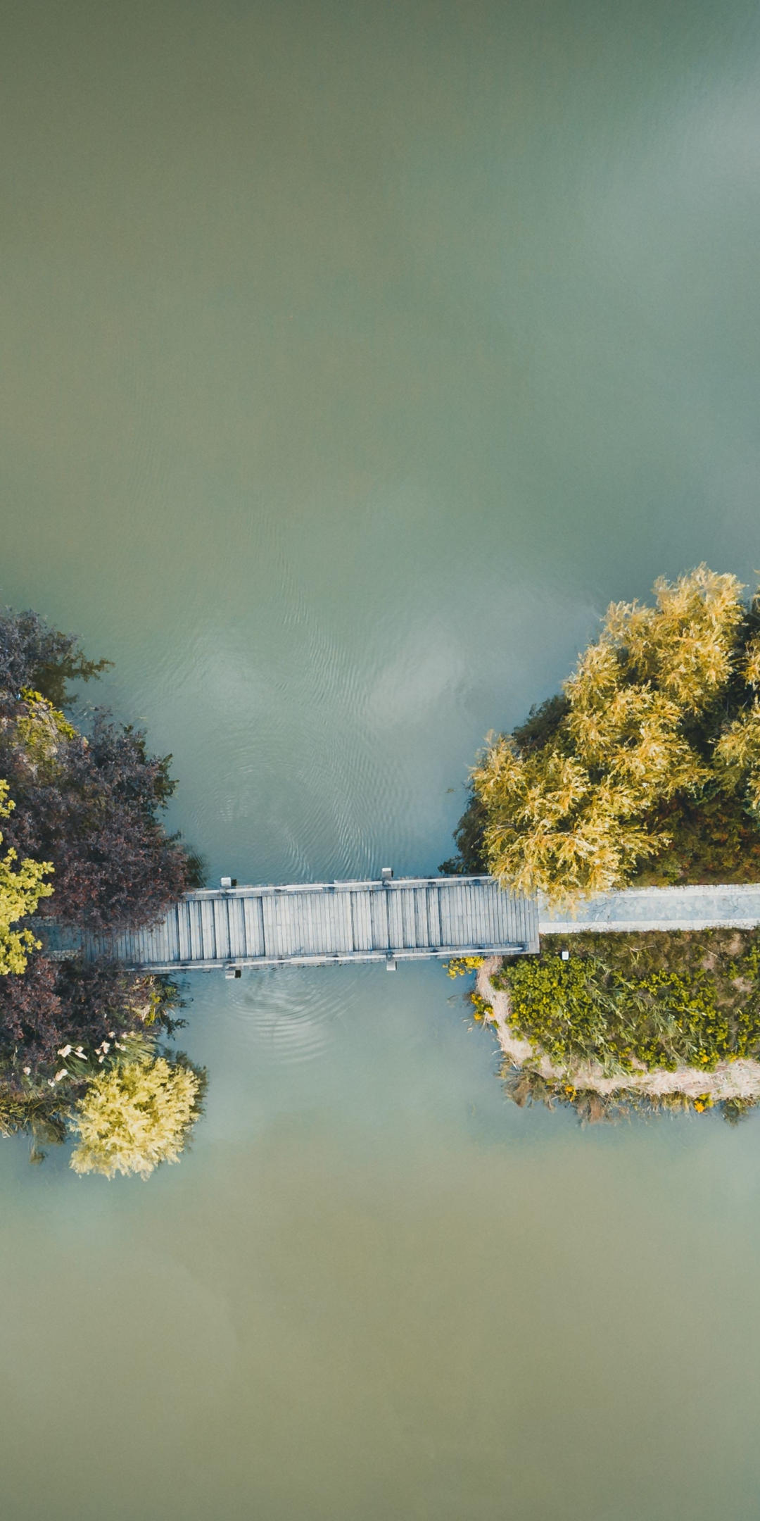 Aerial view, islands, bridge, 1080x2160 wallpaper