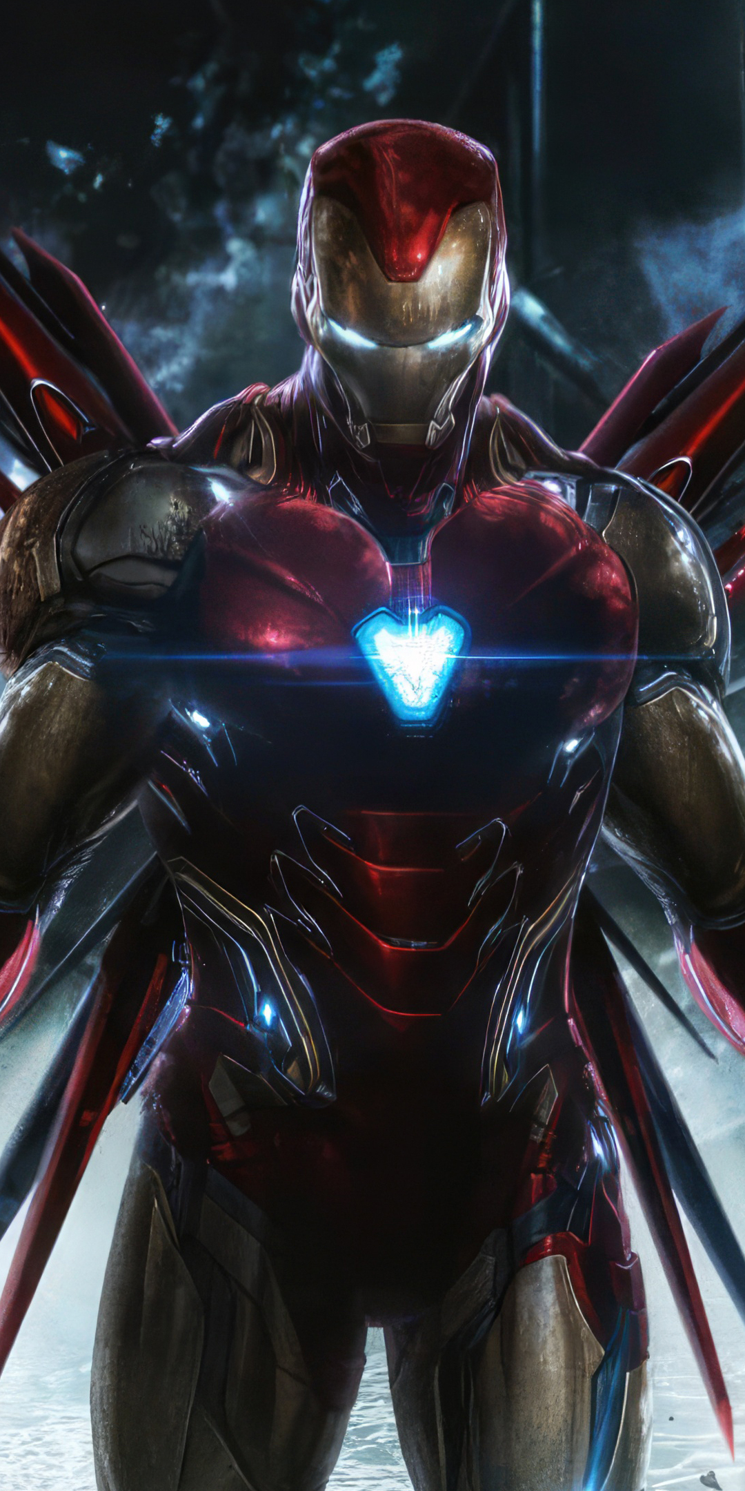 Tony Stark's new nano suit, 2023, 1080x2160 wallpaper