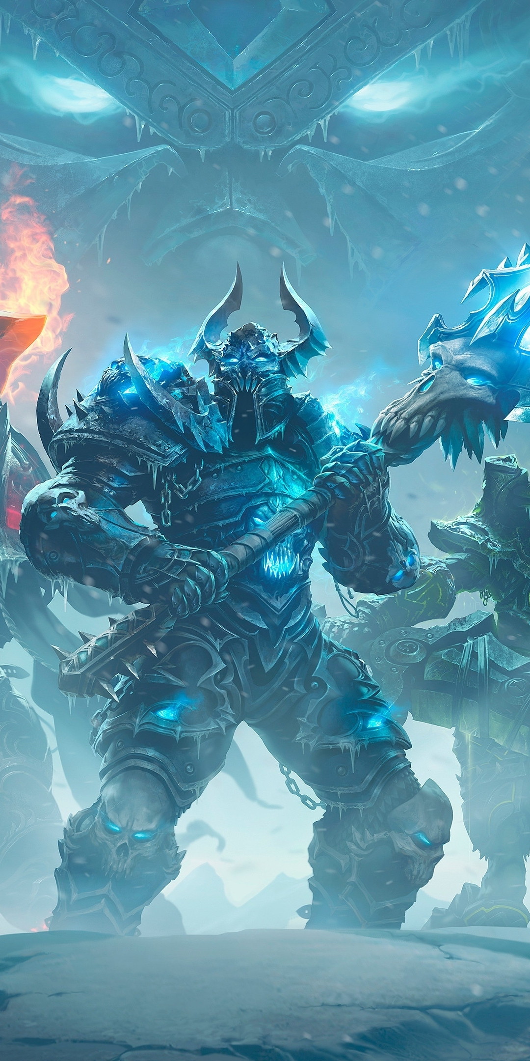 World of Warcraft, online game, kings, fantasy, art, 1080x2160 wallpaper