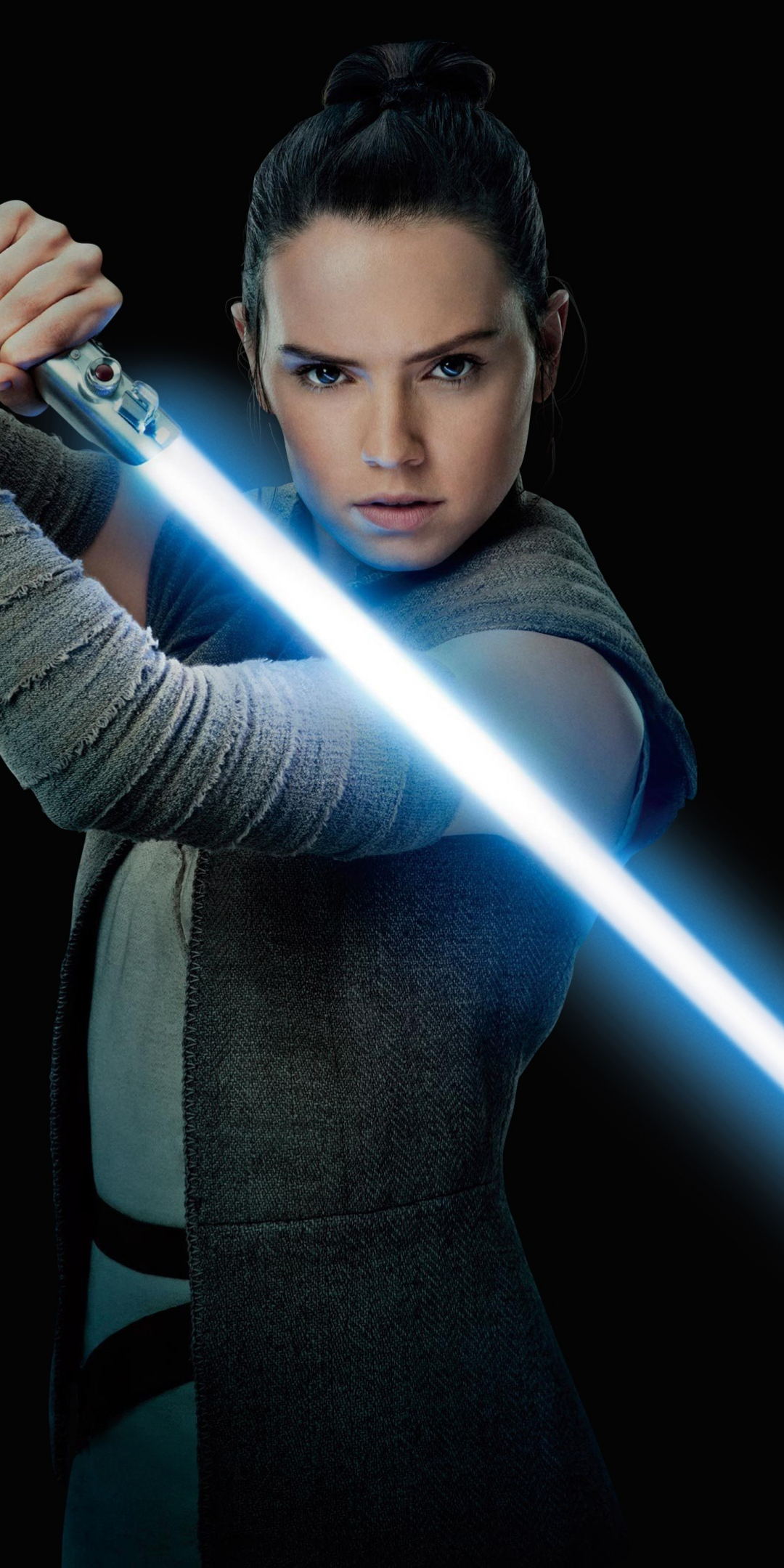 Daisy Ridley, Rey, Star Wars: The Last Jedi, movie, actress, 1080x2160 wallpaper