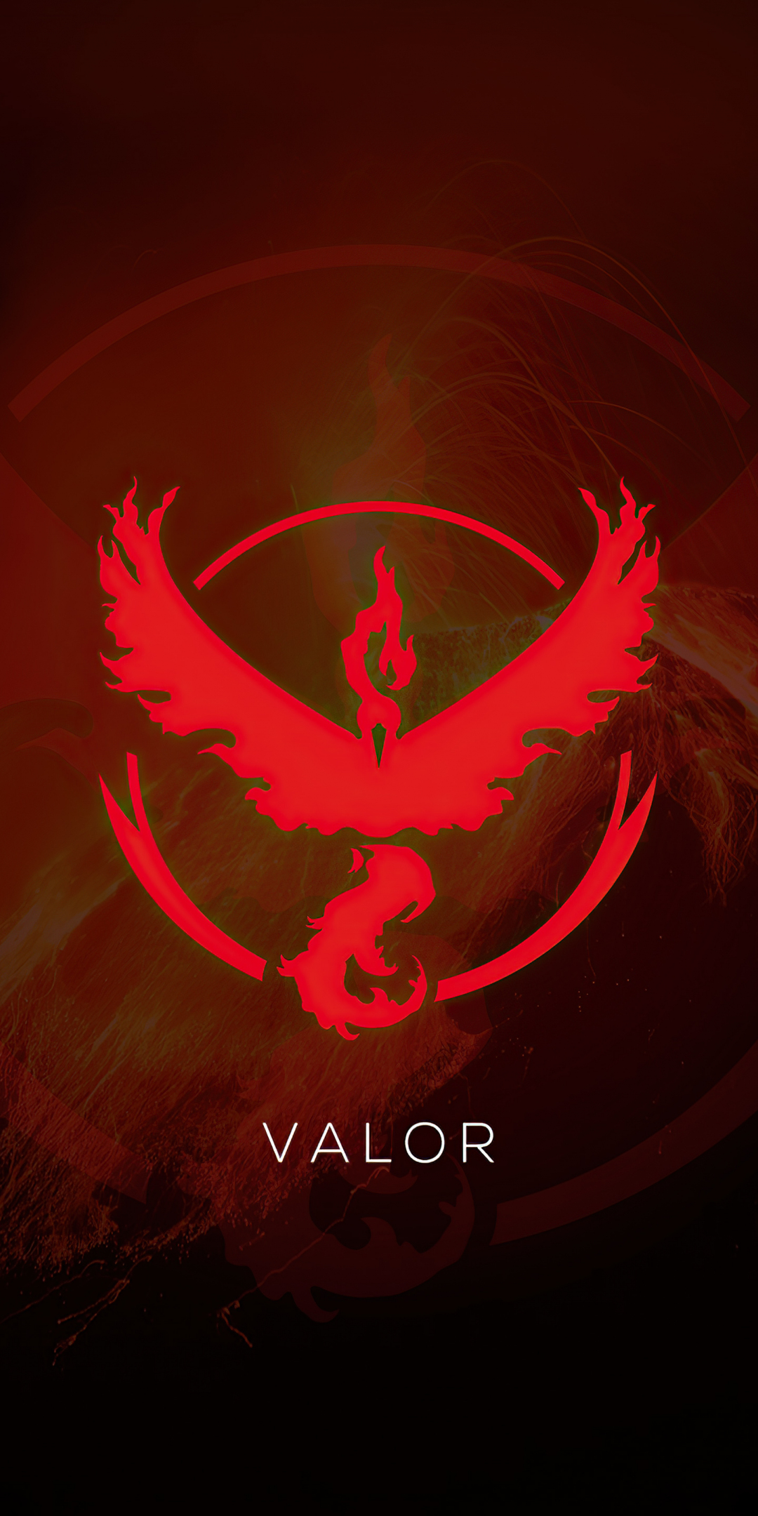 Valor of Pokemon Go, Logo, art, 1080x2160 wallpaper