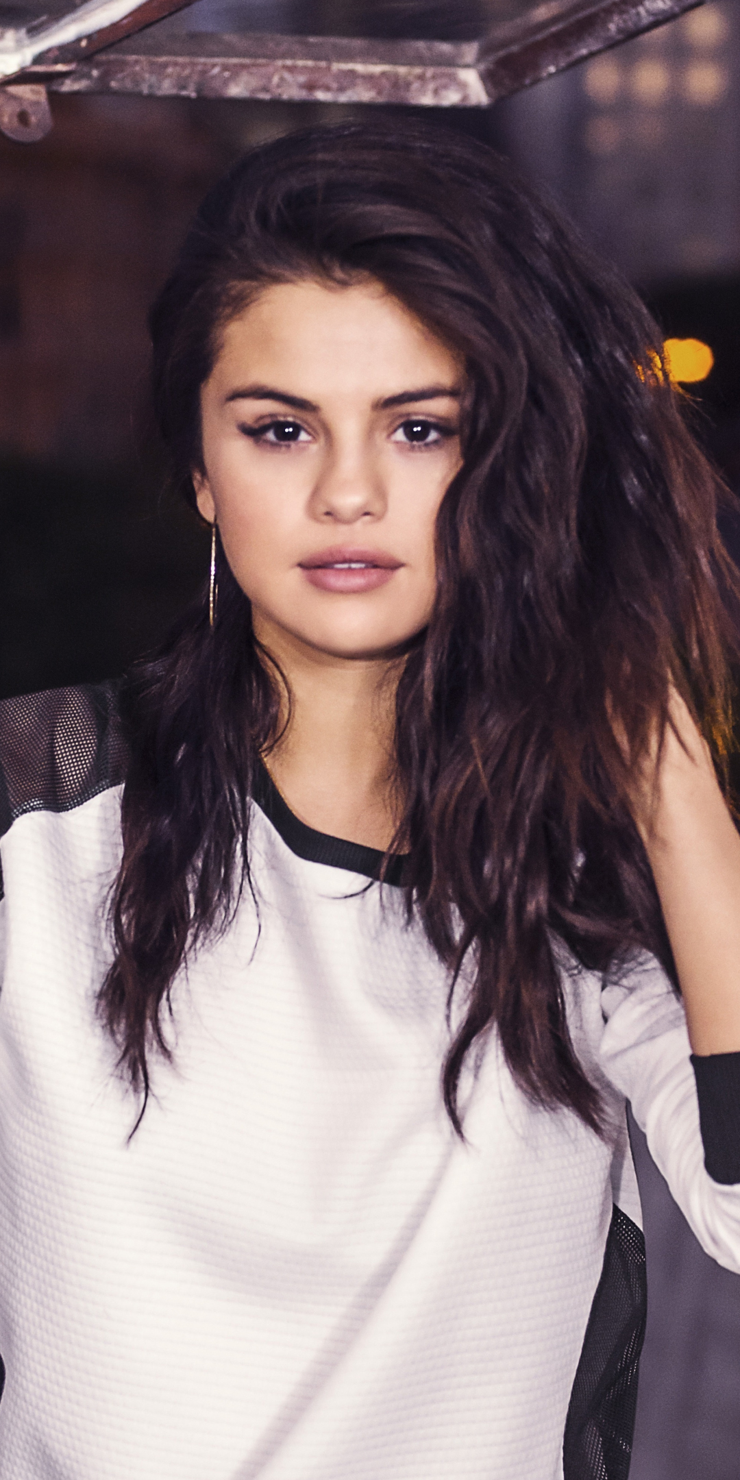 Selena Gomez, singer, brunette, beautiful, 1080x2160 wallpaper