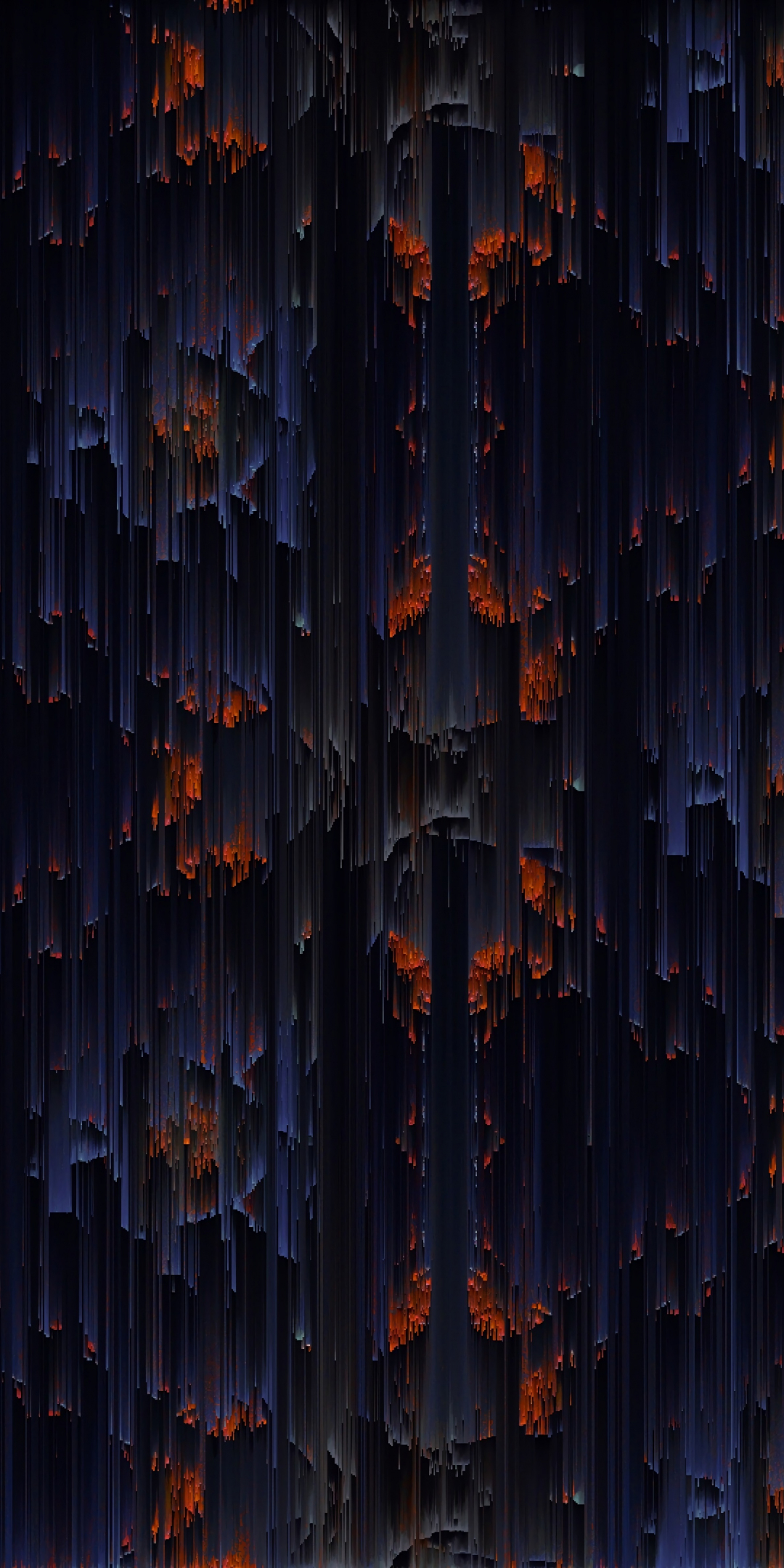 Dark, glitch, distortion lines, 1080x2160 wallpaper