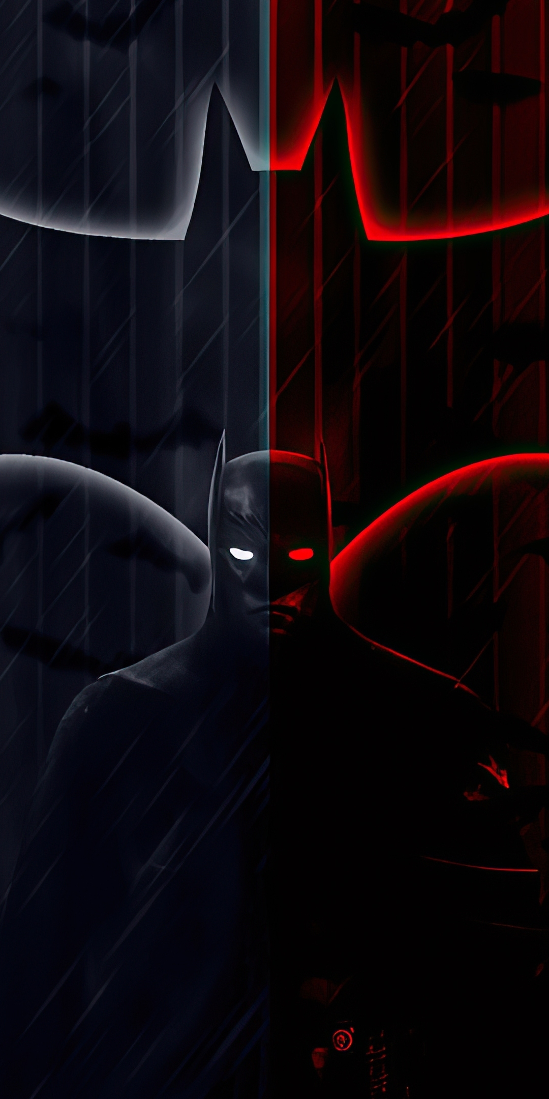 Batman, superhero, dark, artwork, 2020, 1080x2160 wallpaper