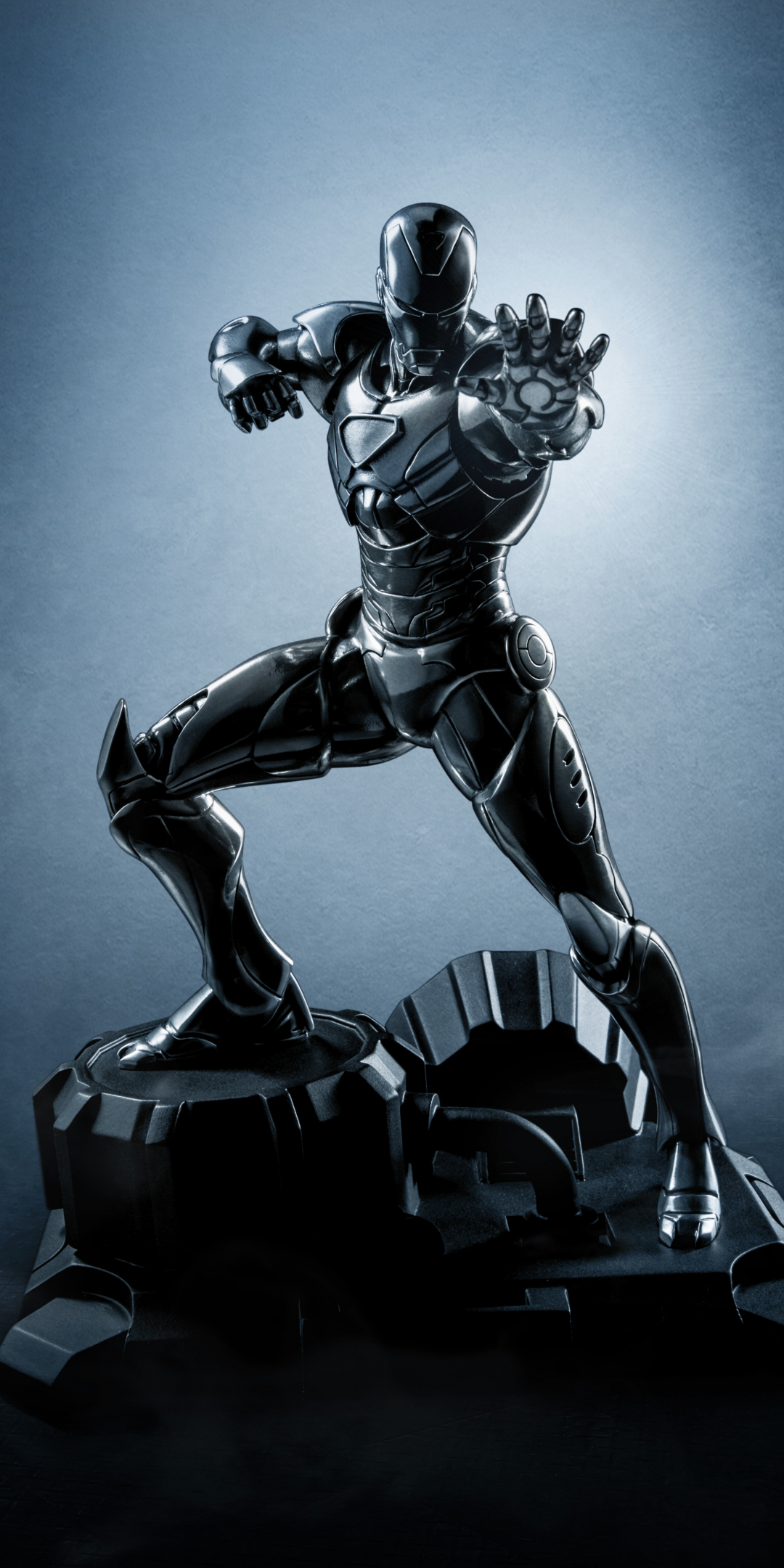 Iron man, new black suit, superhero, 1080x2160 wallpaper