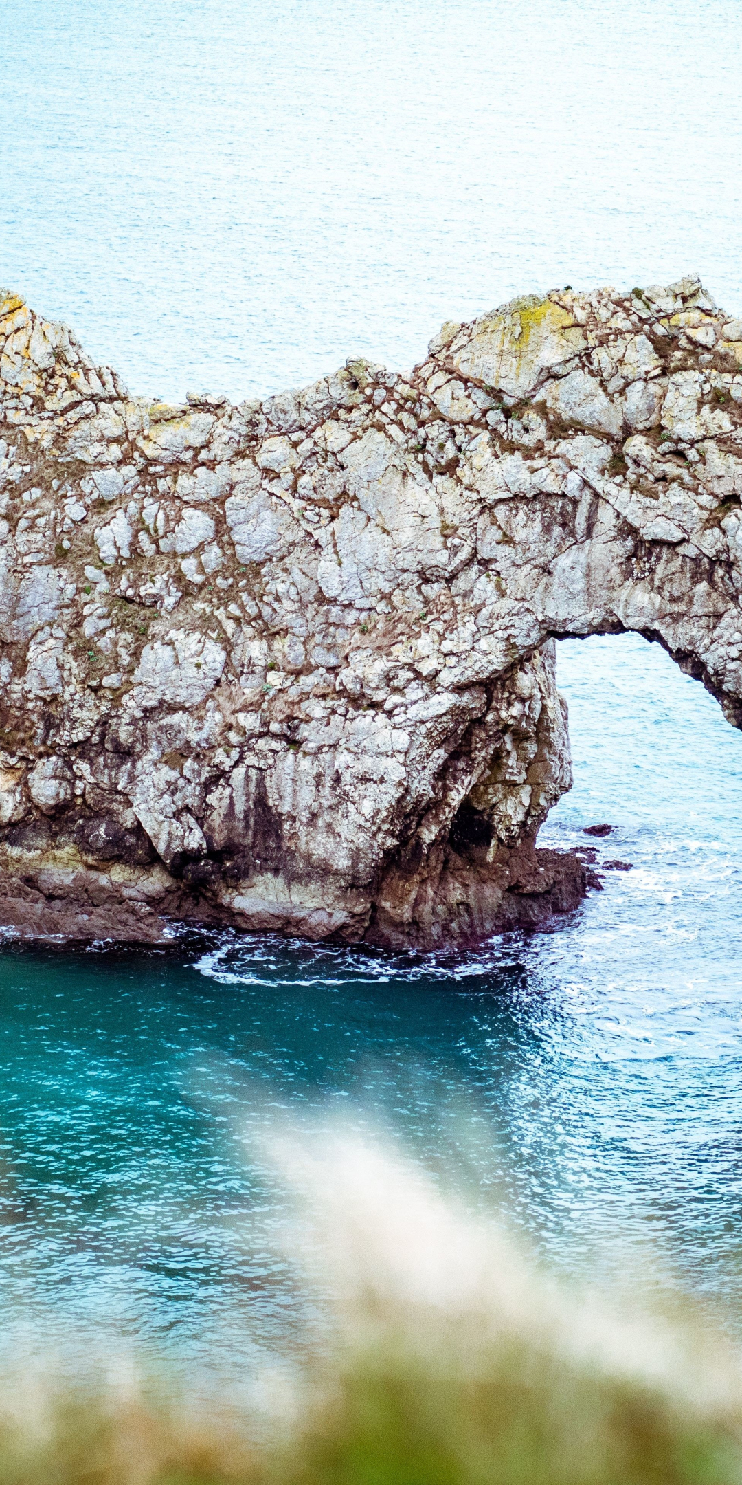Coast, rock arch, sea, nature, 1080x2160 wallpaper