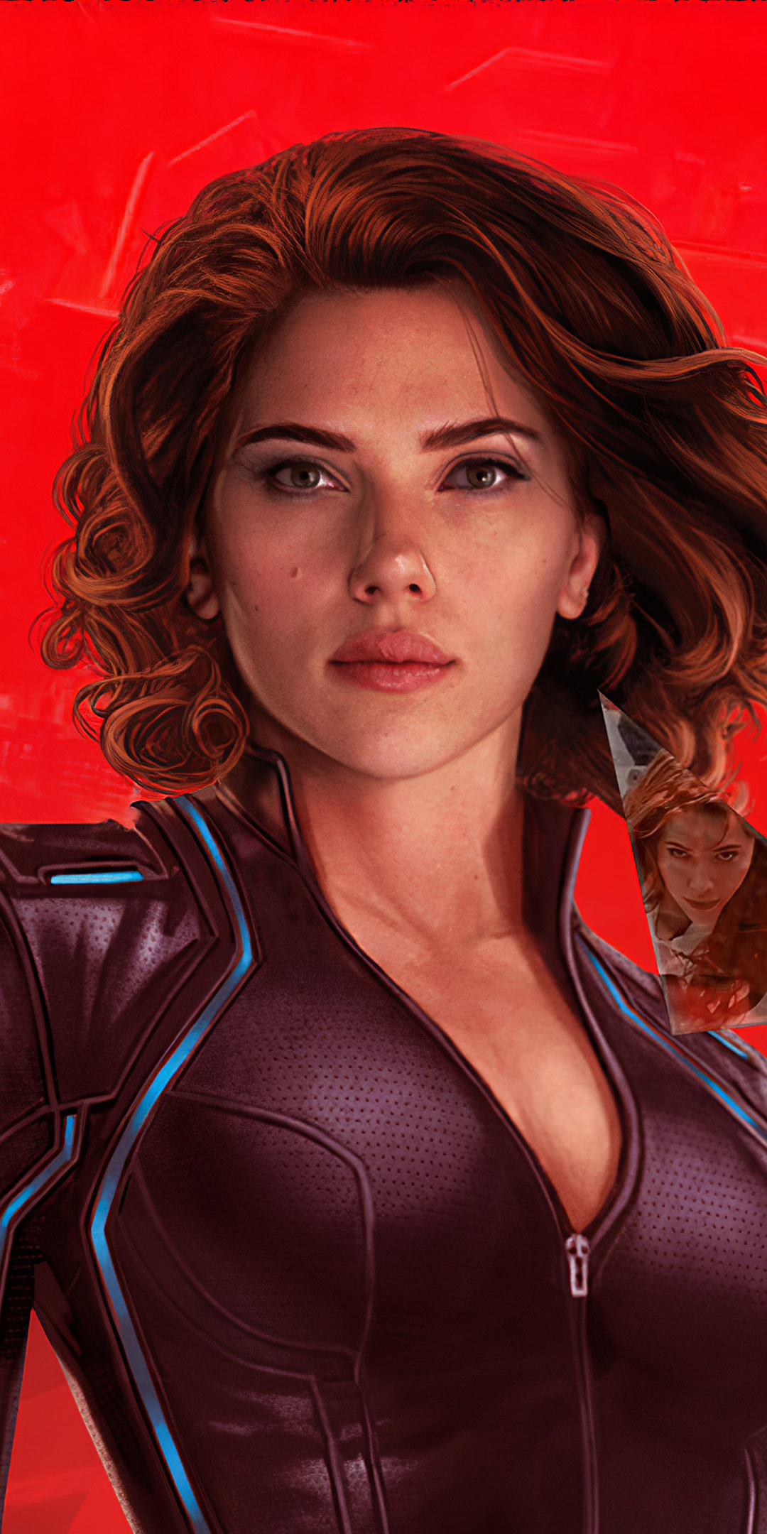 Black Widow, 2020 movie, artwork, 1080x2160 wallpaper