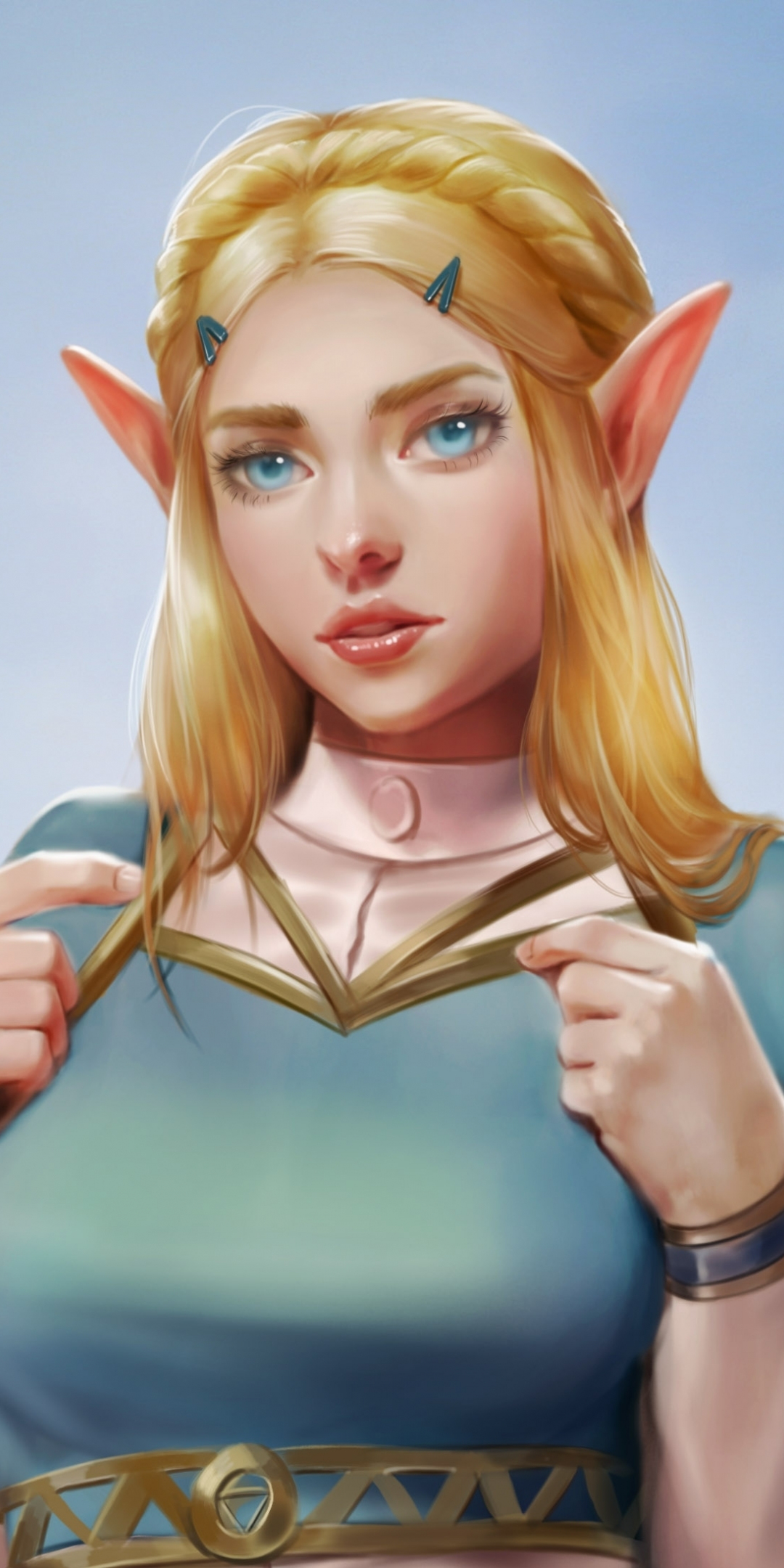 Elf Firolian, game, art, 1080x2160 wallpaper