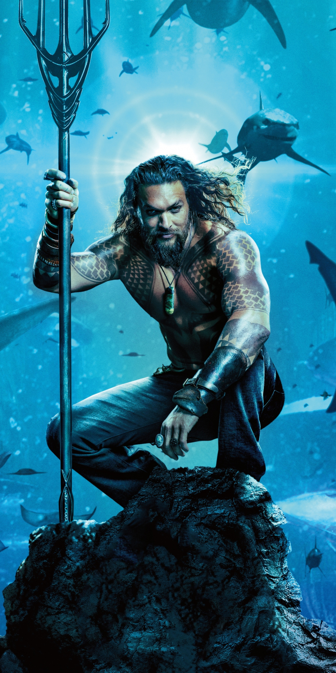 Aquaman, movie, 2018, underwater, 1080x2160 wallpaper
