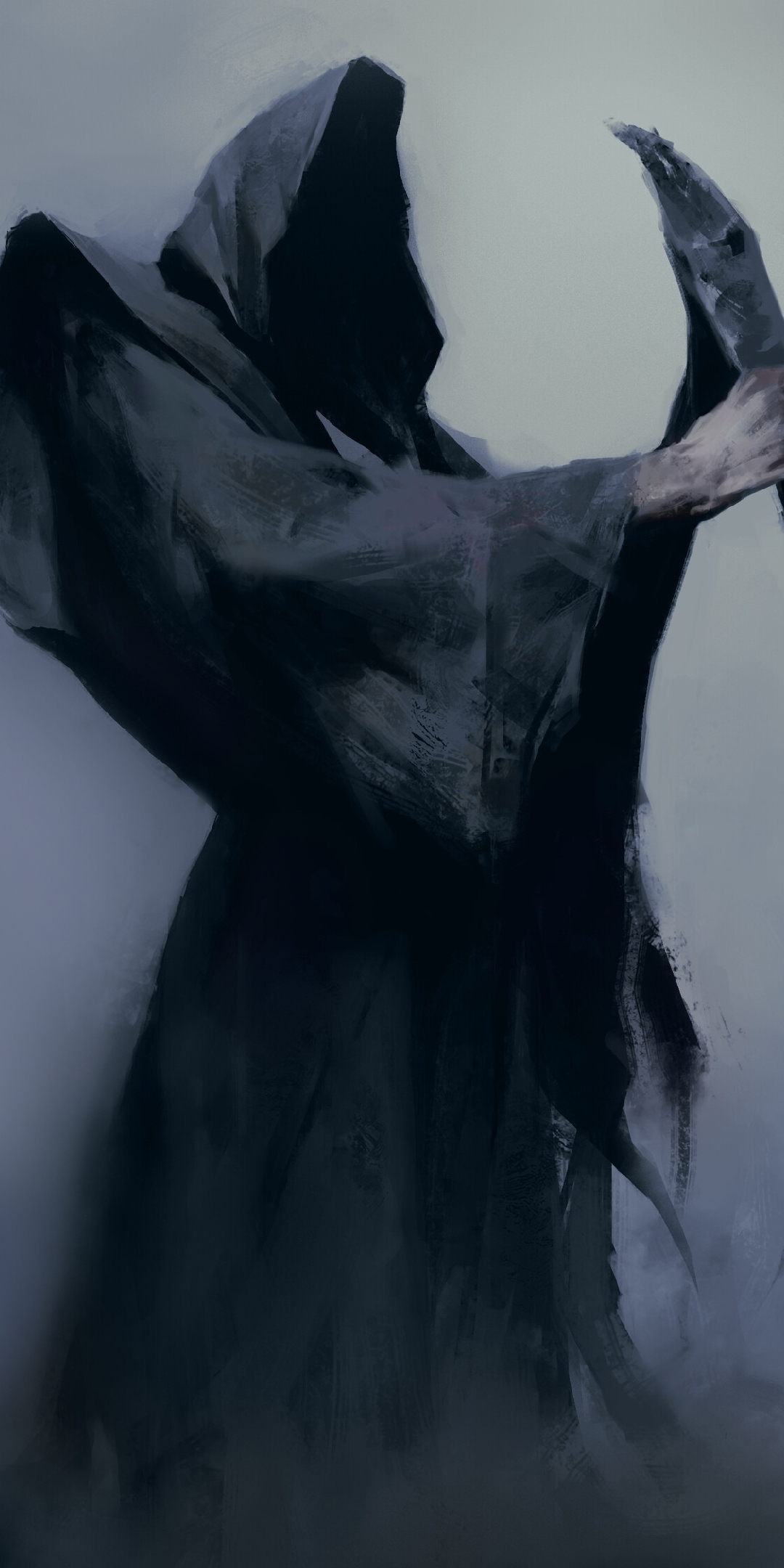 Death, Reaper, fantasy, art, 1080x2160 wallpaper