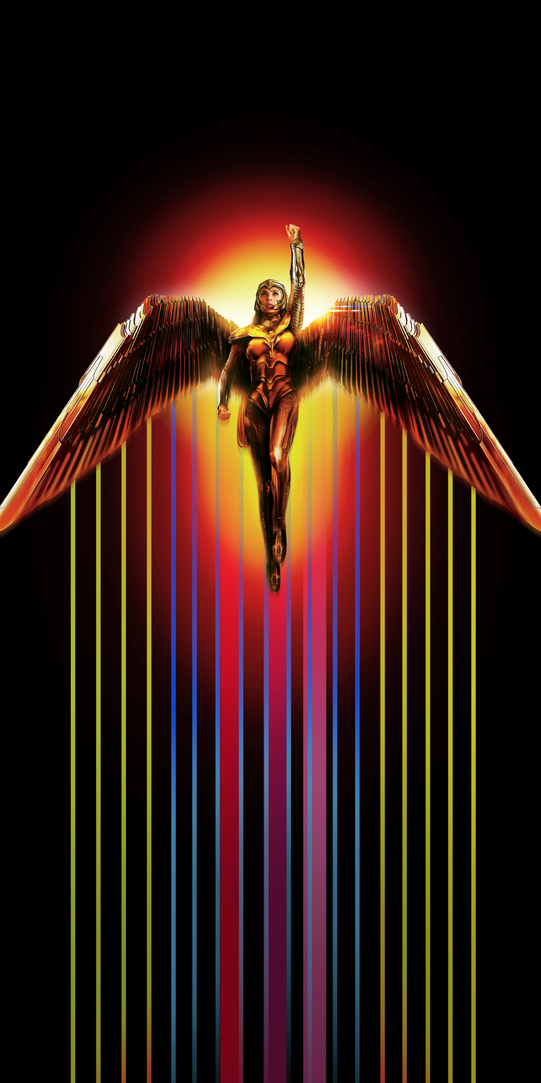 Movie poster, Wonder Woman 1984, minimal, 1080x2160 wallpaper