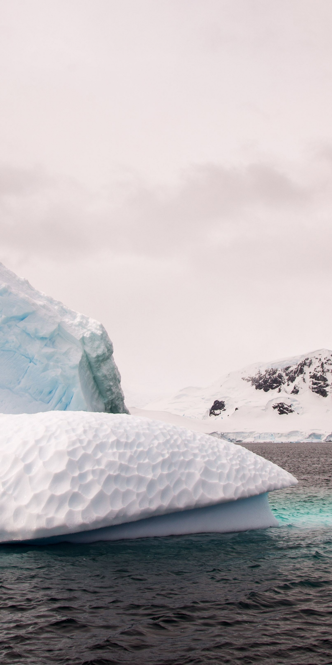 Float, icebergs, nature, 1080x2160 wallpaper