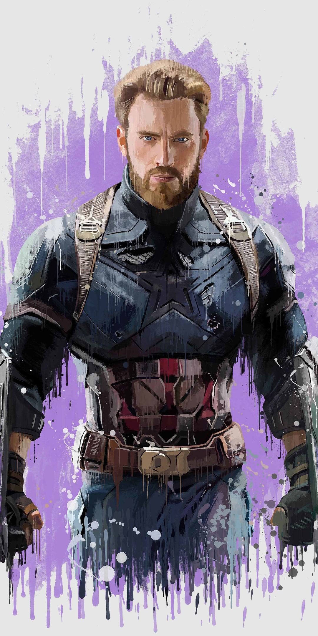 Captain America, Avengers: infinity war, 2018, artwork, 1080x2160 wallpaper