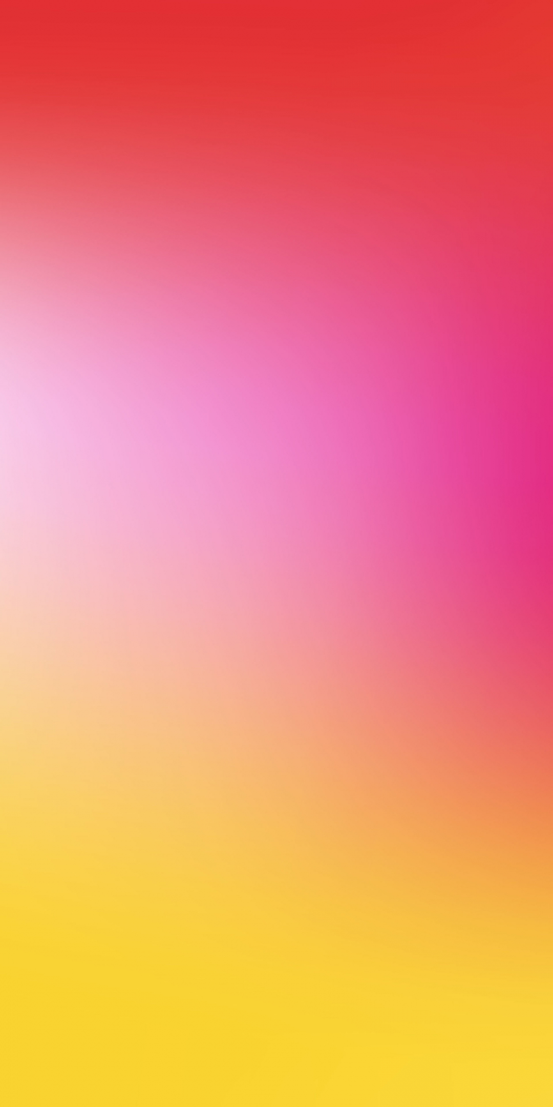Gradient, yellow and pink colors, abstract, 1080x2160 wallpaper