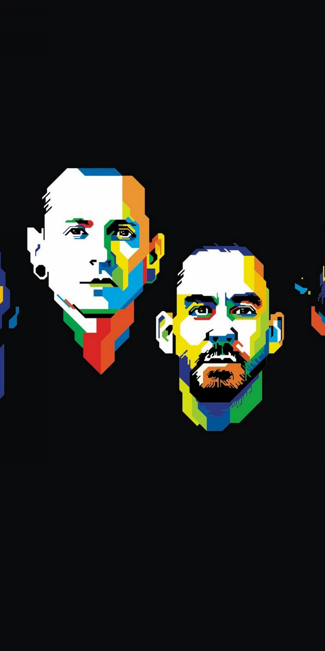 Linkin park, American, Rock band, minimal, digital art, 1080x2160 wallpaper