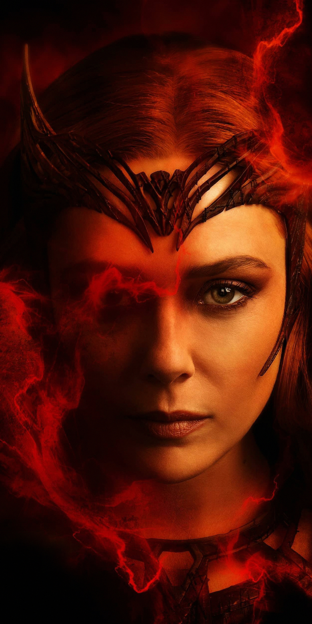 Elizabeth Olsen, Scarlet Witch, Doctor Strange 2, 2022 movie, 1080x2160 wallpaper